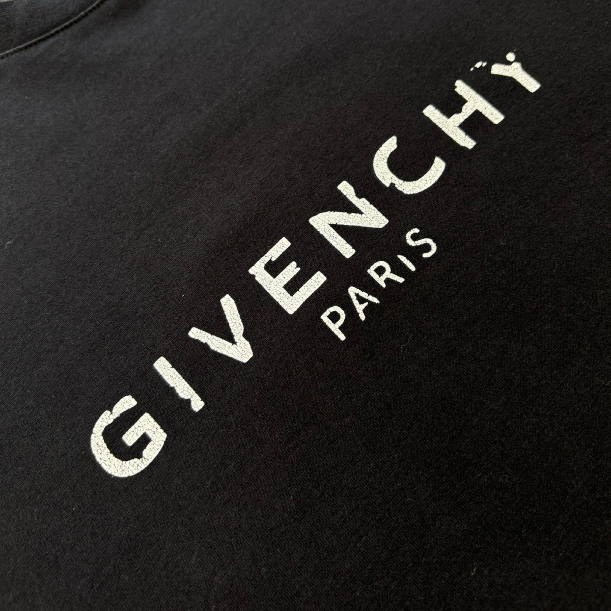Givenchy Faded Logo T-Shirt Black