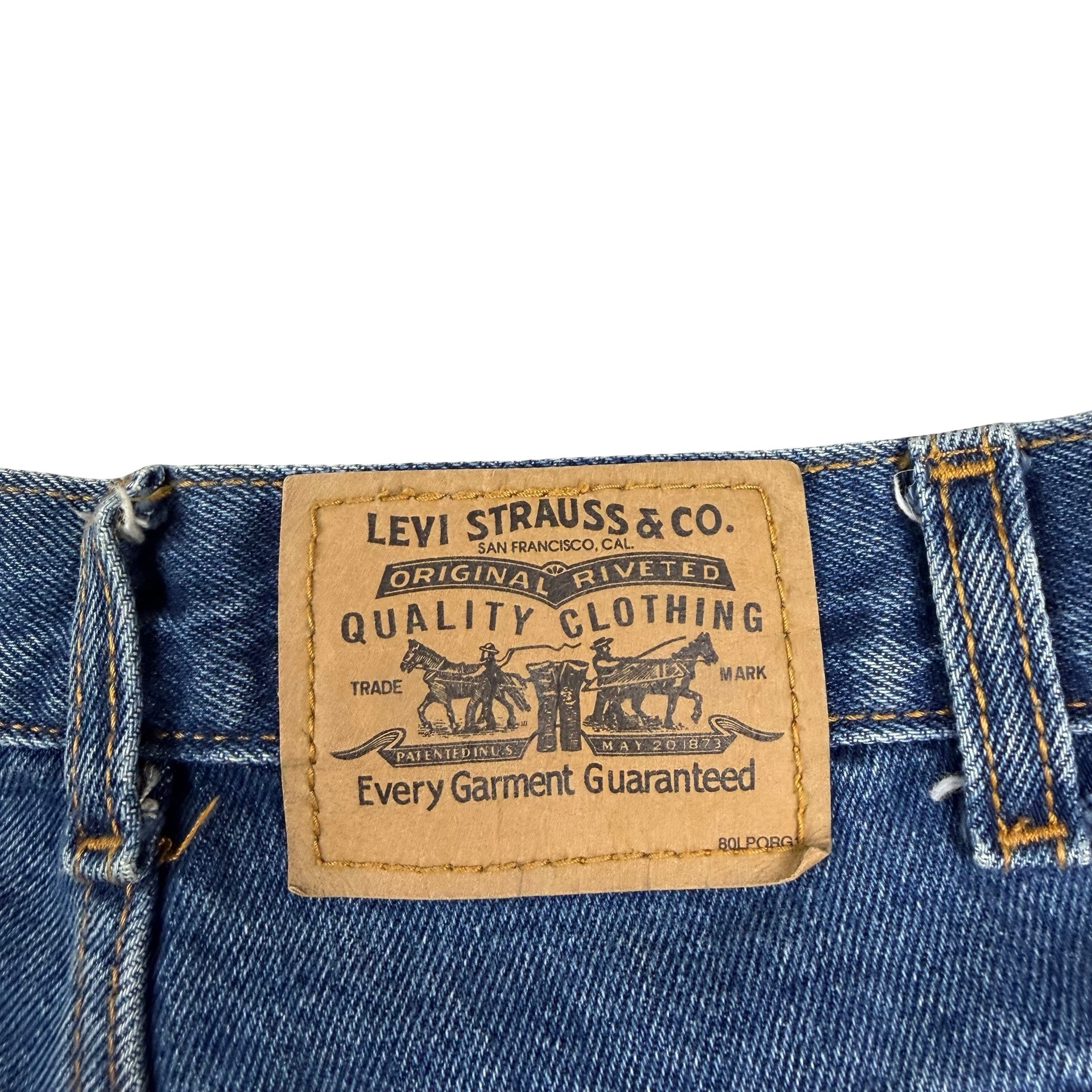Vintage Levi’s Dark Wash Orange Tab Denim Jeans Blue