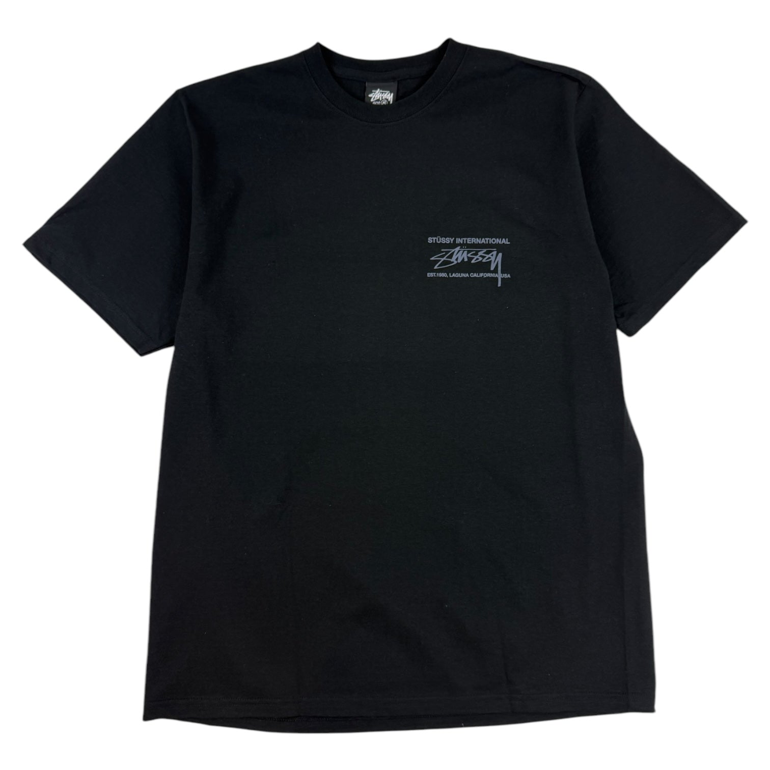 Stüssy Smooth International T-Shirt Black