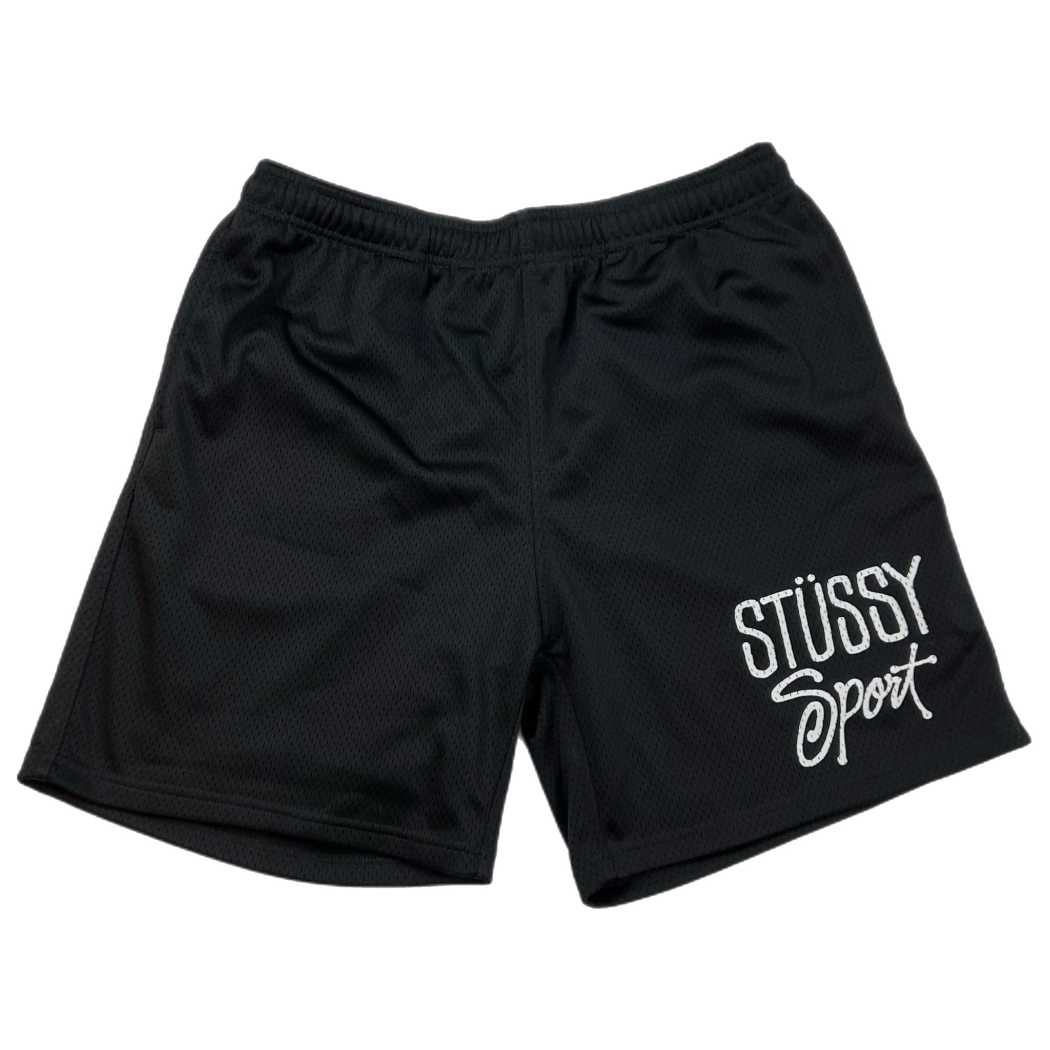 Stussy Sport Mesh Shorts Black