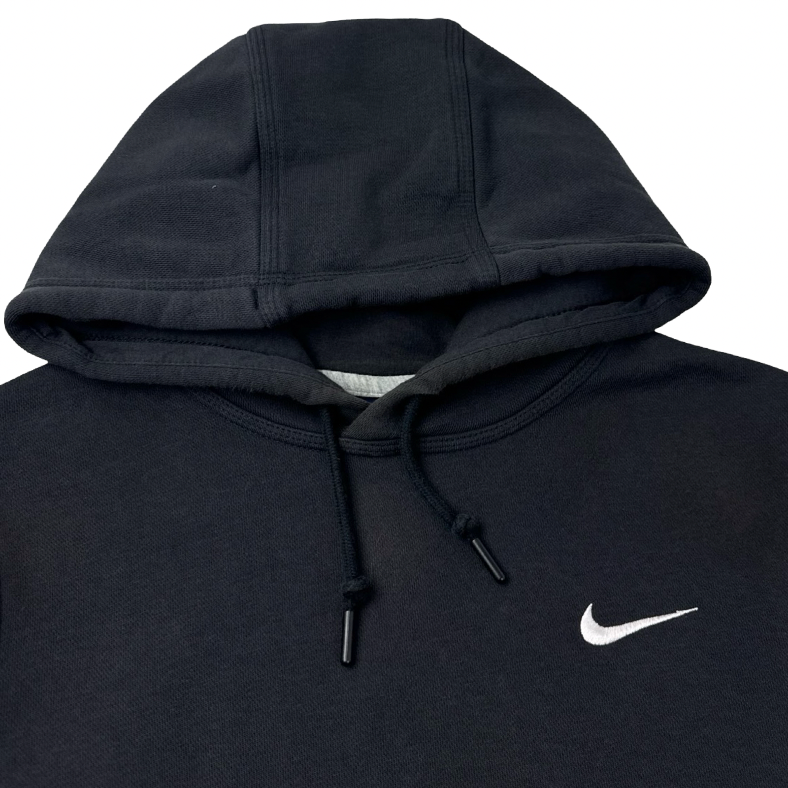 Y2K Nike Pocket Swoosh Fleece Hoodie Black