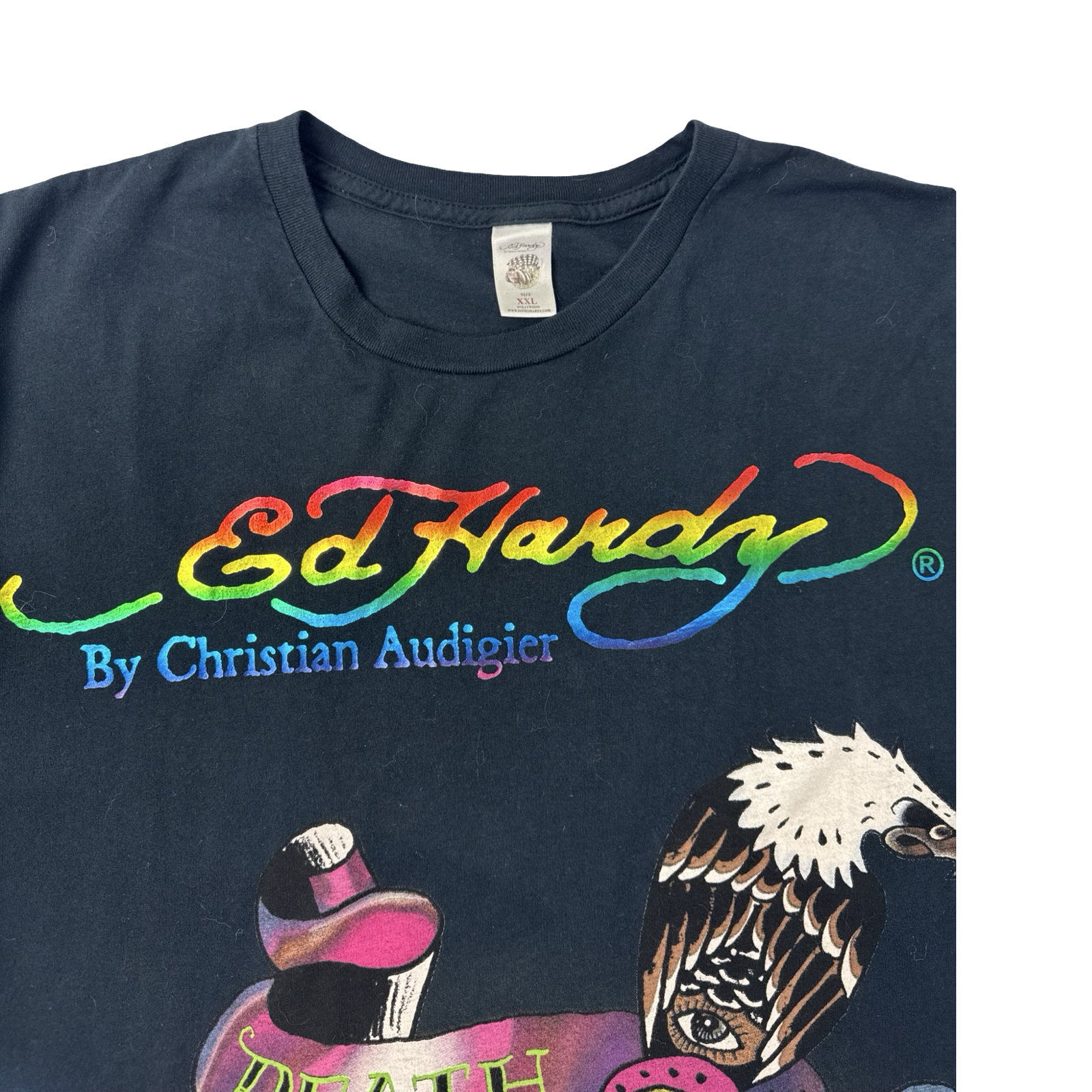 Y2K Ed Hardy 'Death Or Glory' T-Shirt