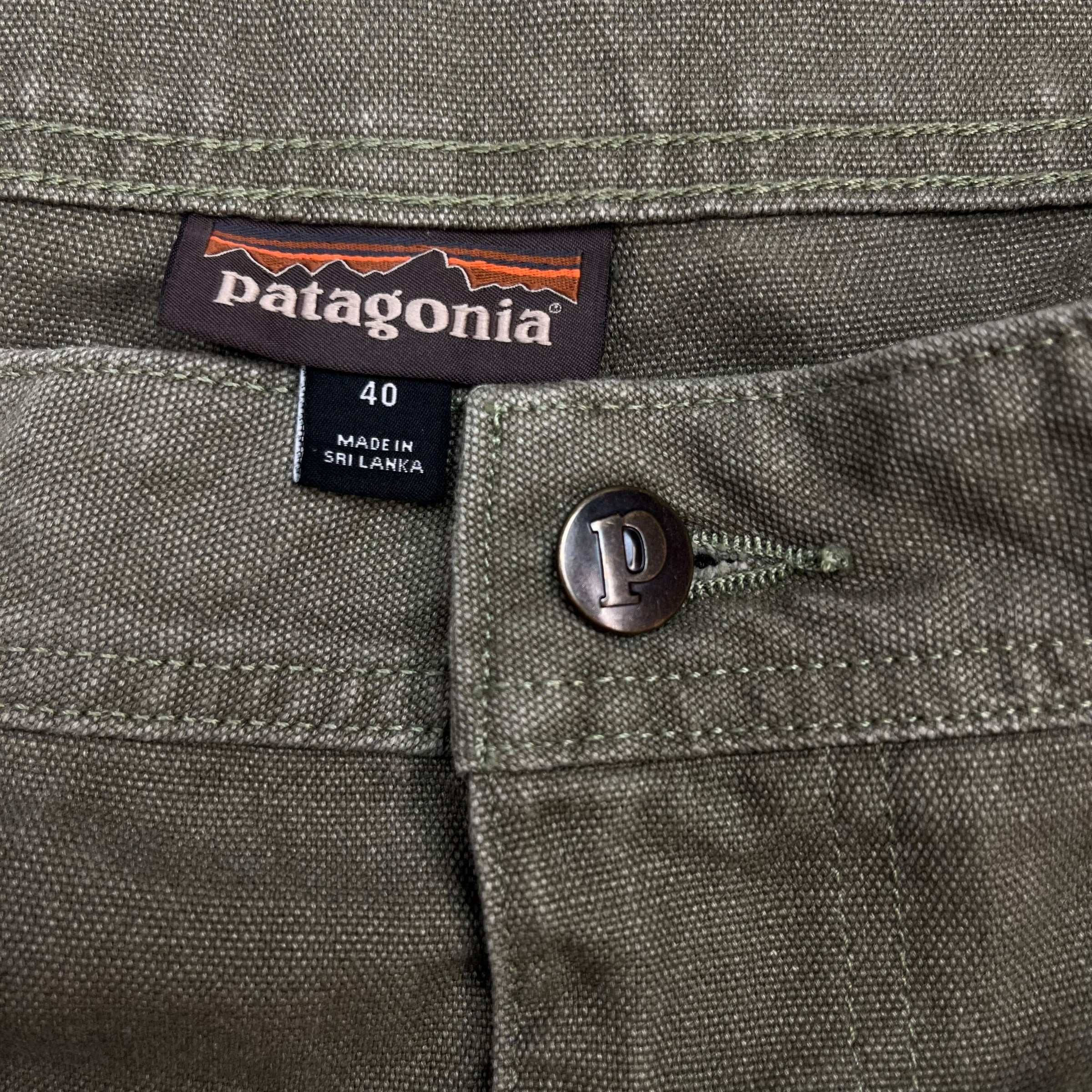 Vintage Patagonia Cargo Shorts Olive Green