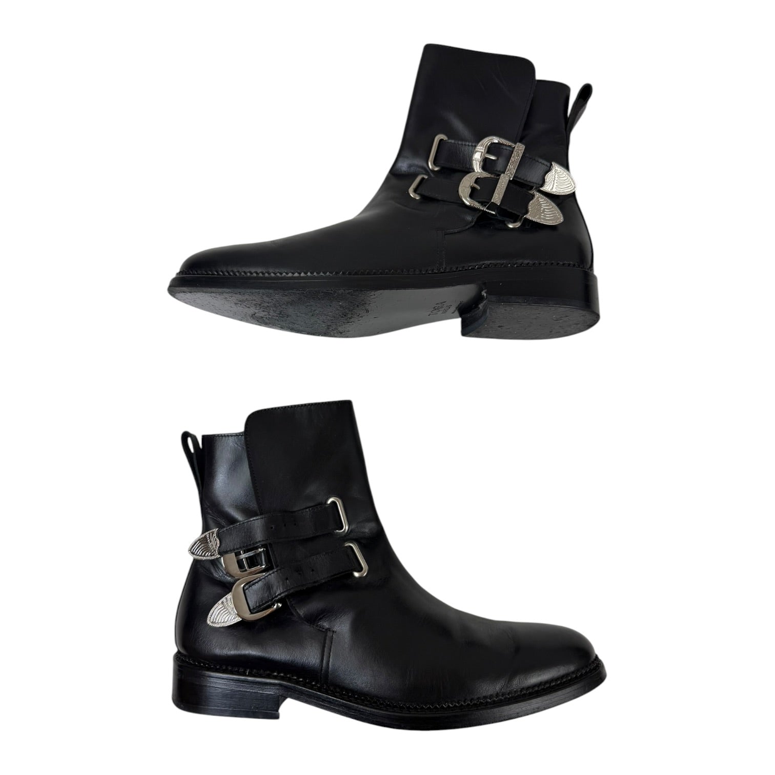 Toga Virilis Leather Chelsea Boots Black (Used)