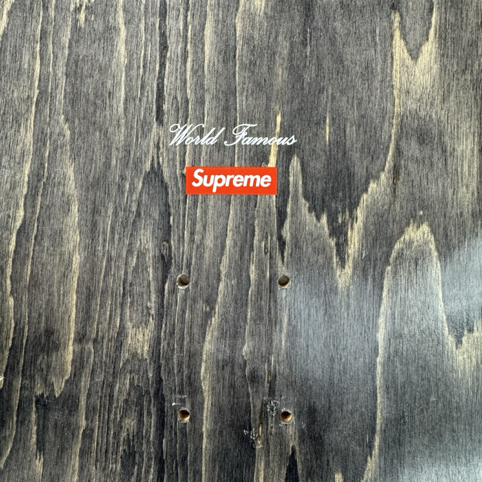 Supreme Illegal Business Skate Deck White