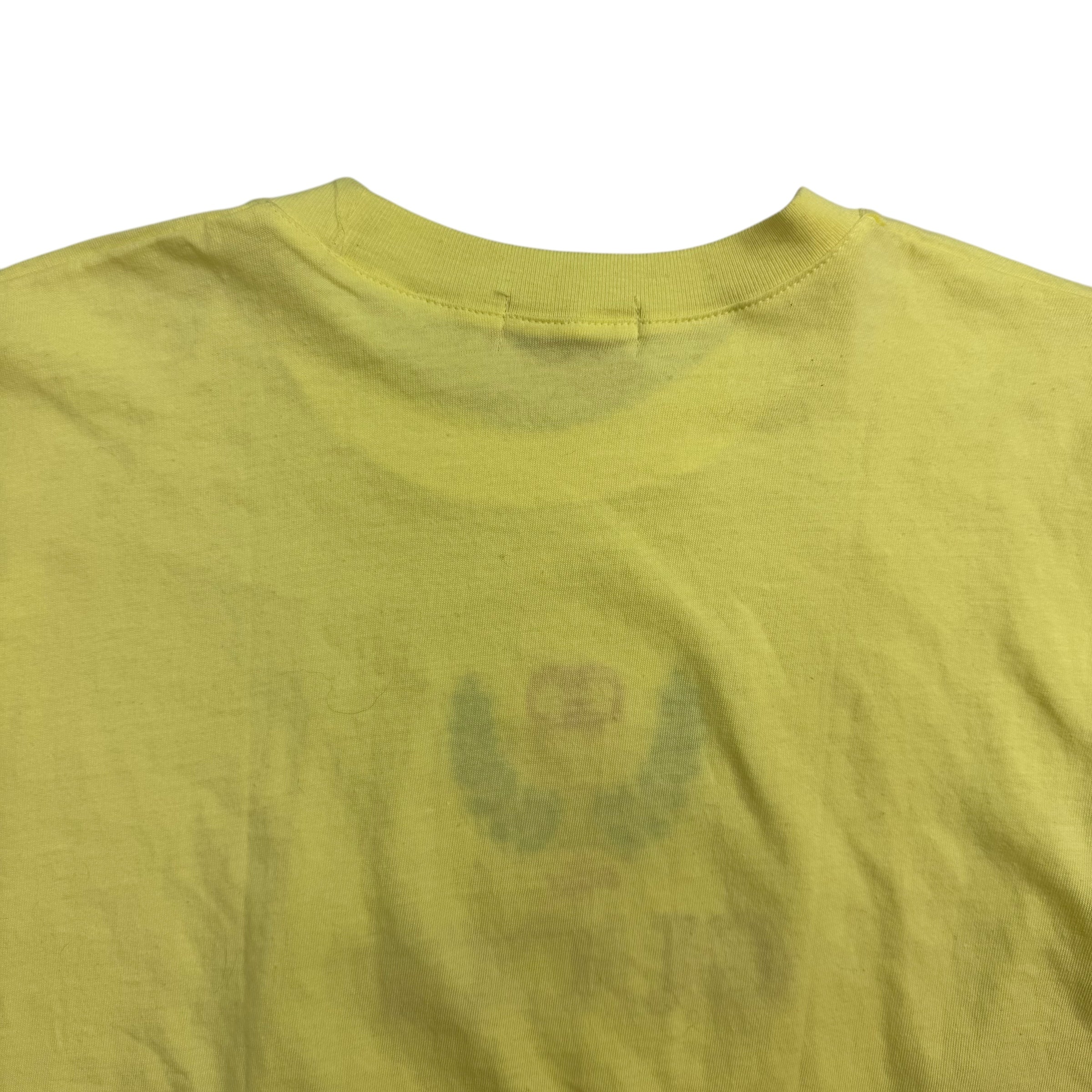 Vintage Gucci Embroidered Tee Yellow