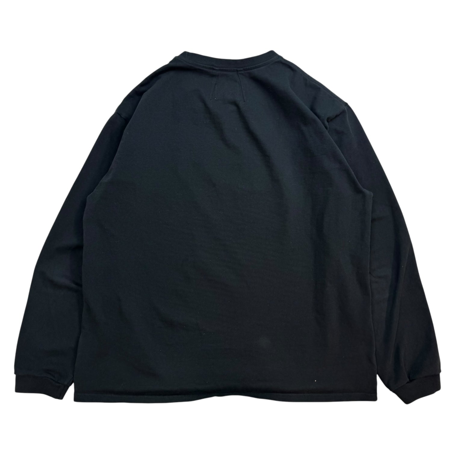 Rhude Oversized Logo L/S Tee Black