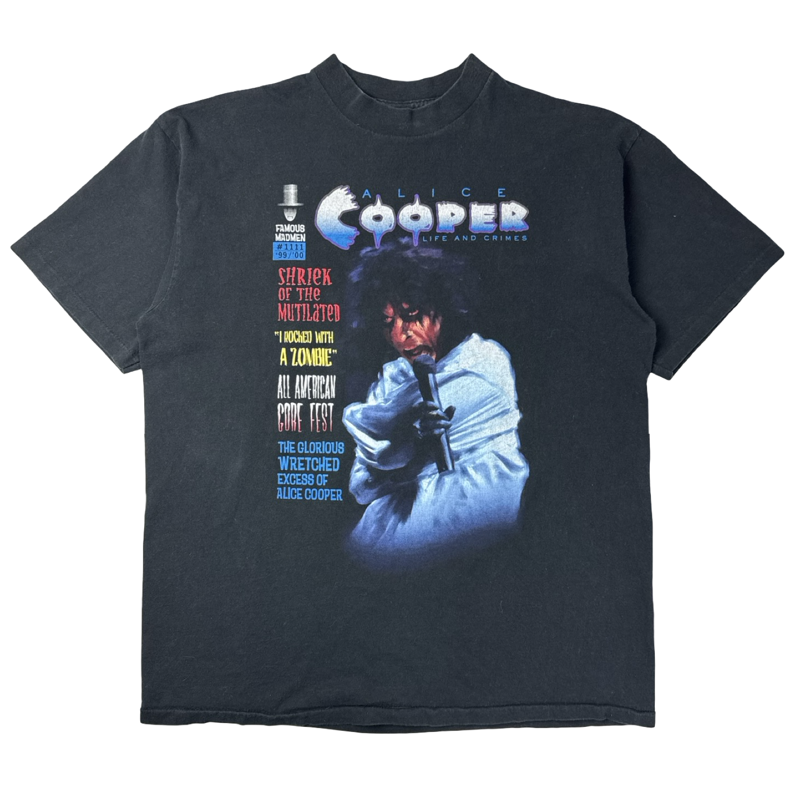 1999 Alice Cooper Live and Crime Tour T-Shirt
