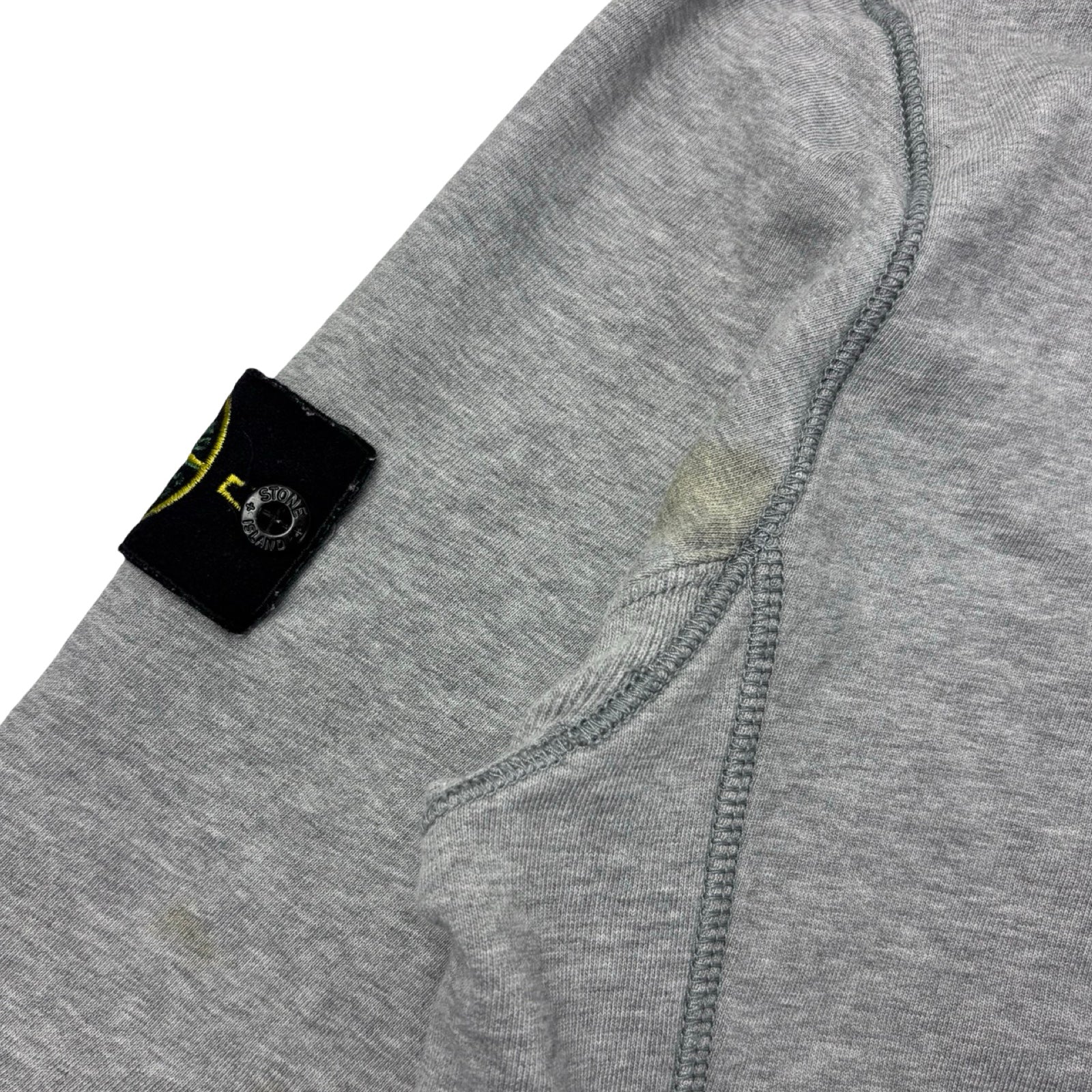 Stone Island Shoulder Compass Hoodie Grey