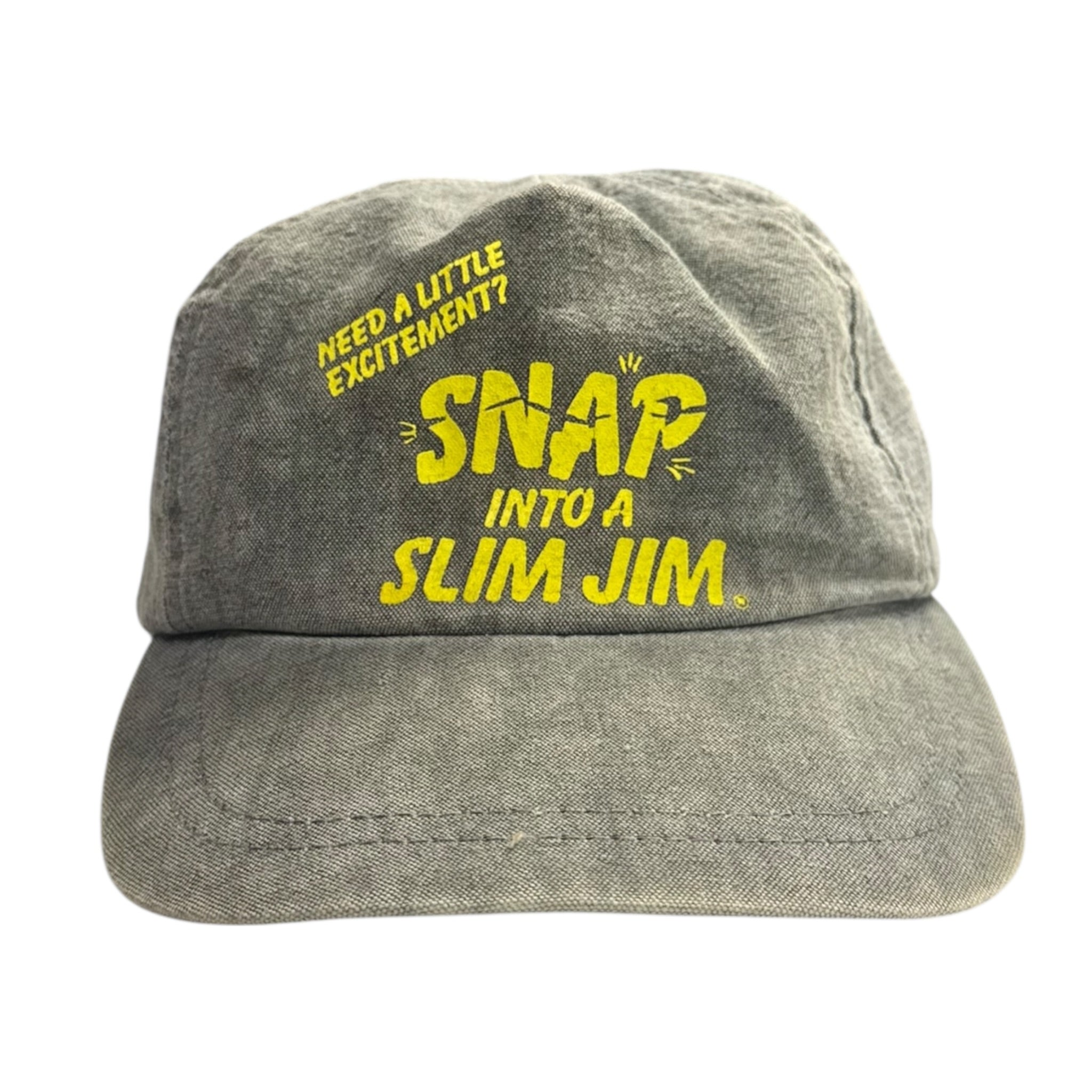 Vintage “Snap Into A…” Slim Jim Snack Promo Hat