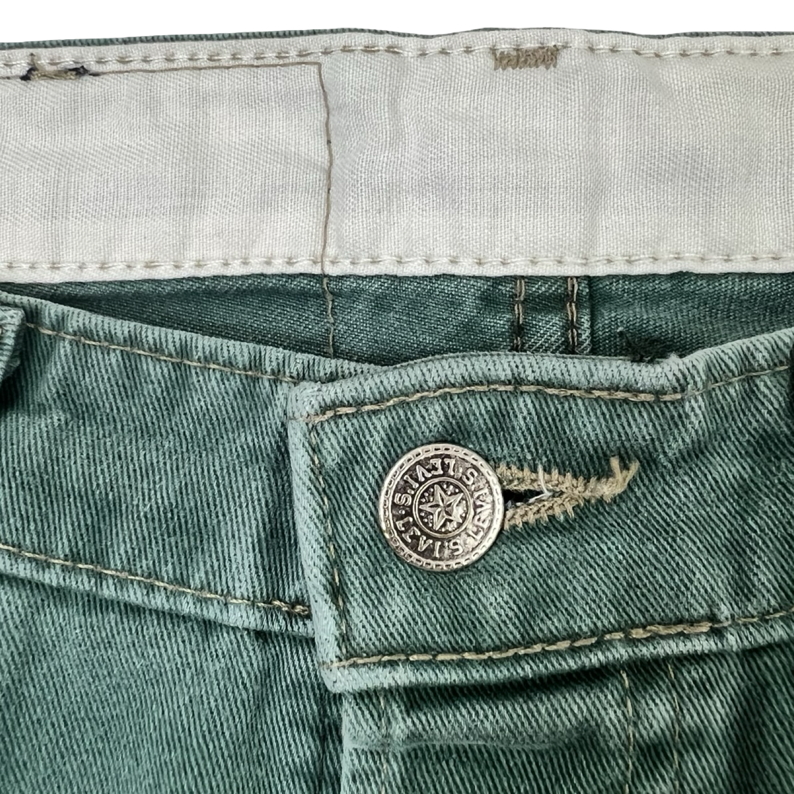 Vintage Levi’s 501 Coloured Denim Series Jean Green