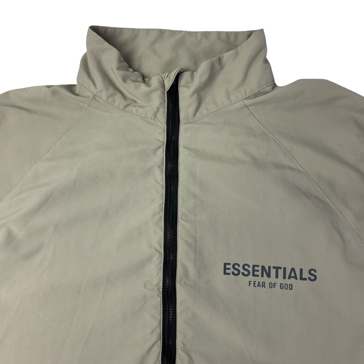 Fear of God Essentials Half-Zip Track Jacket Beige