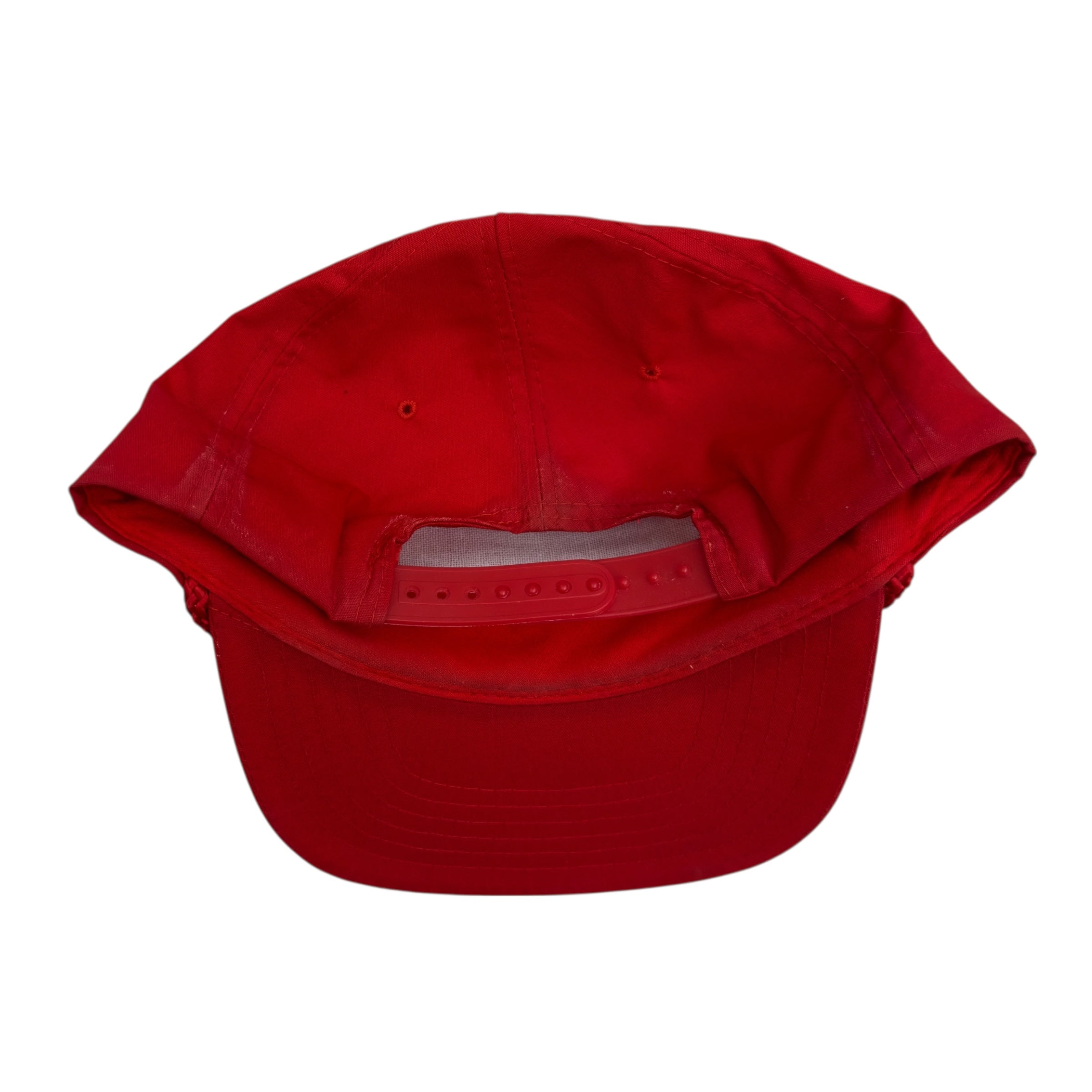 Vintage Mcdonalds Pizza Snapback Hat Red