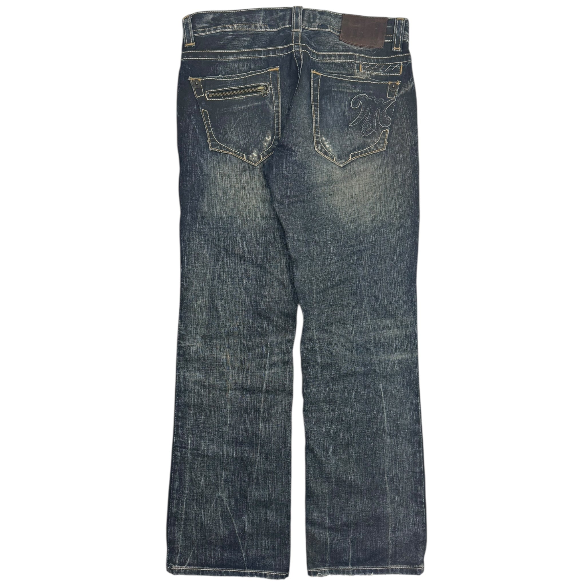 Y2K Mek Euro Denim Dark Wash Bottoms