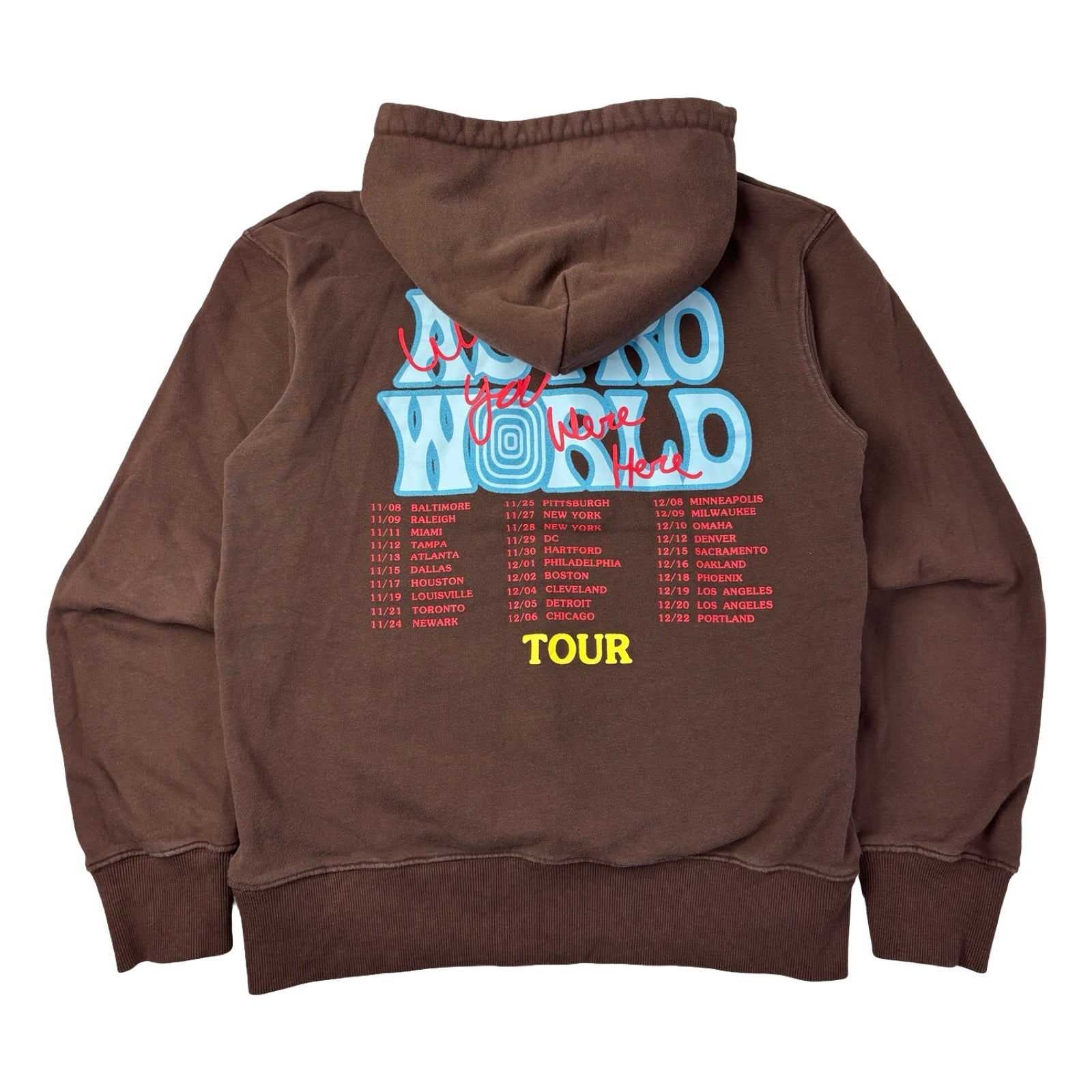 Travis Scott Astroworld Sicko Mode Pullover Hoodie Brown