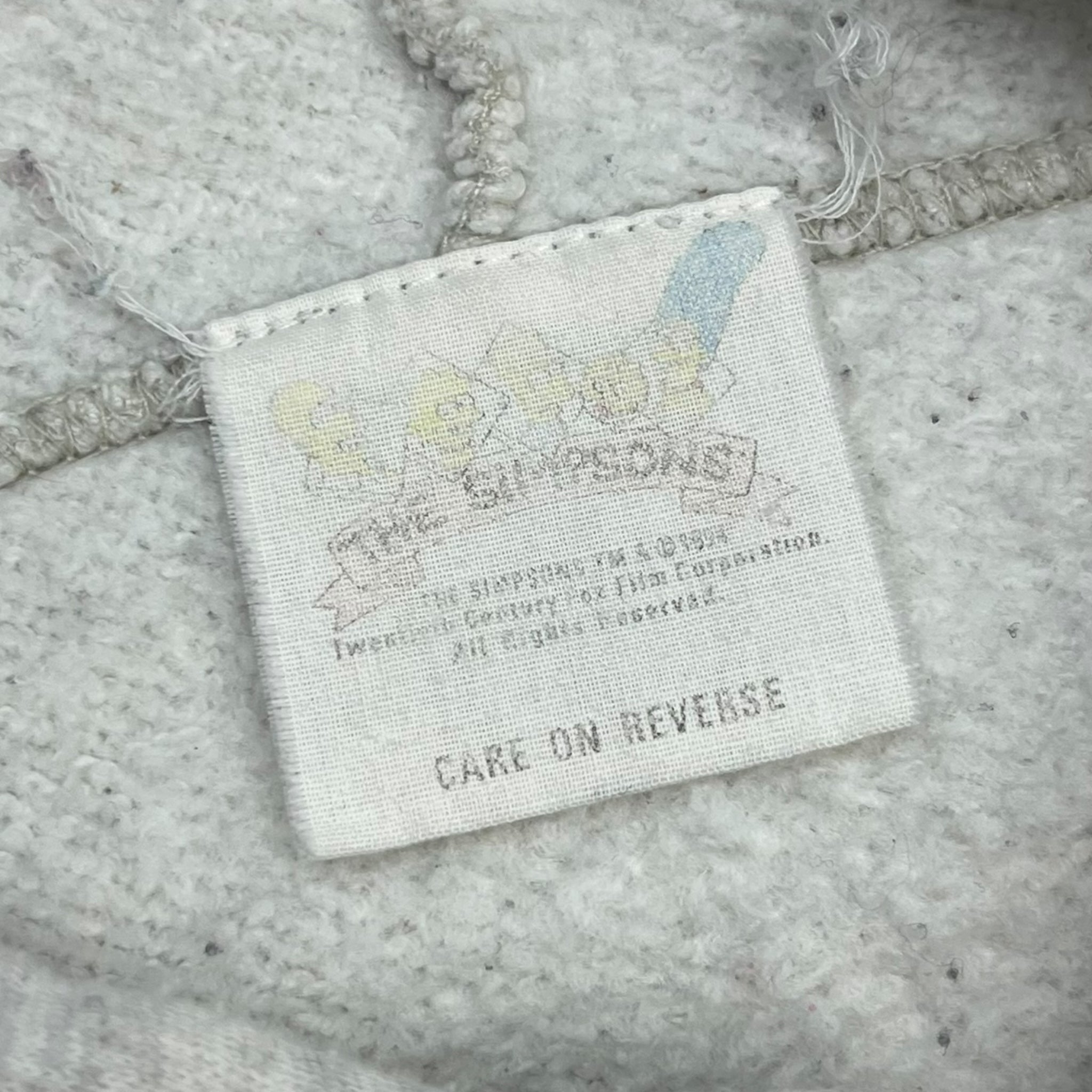 Vintage Bart Simpson Cropped Pullover Hoodie