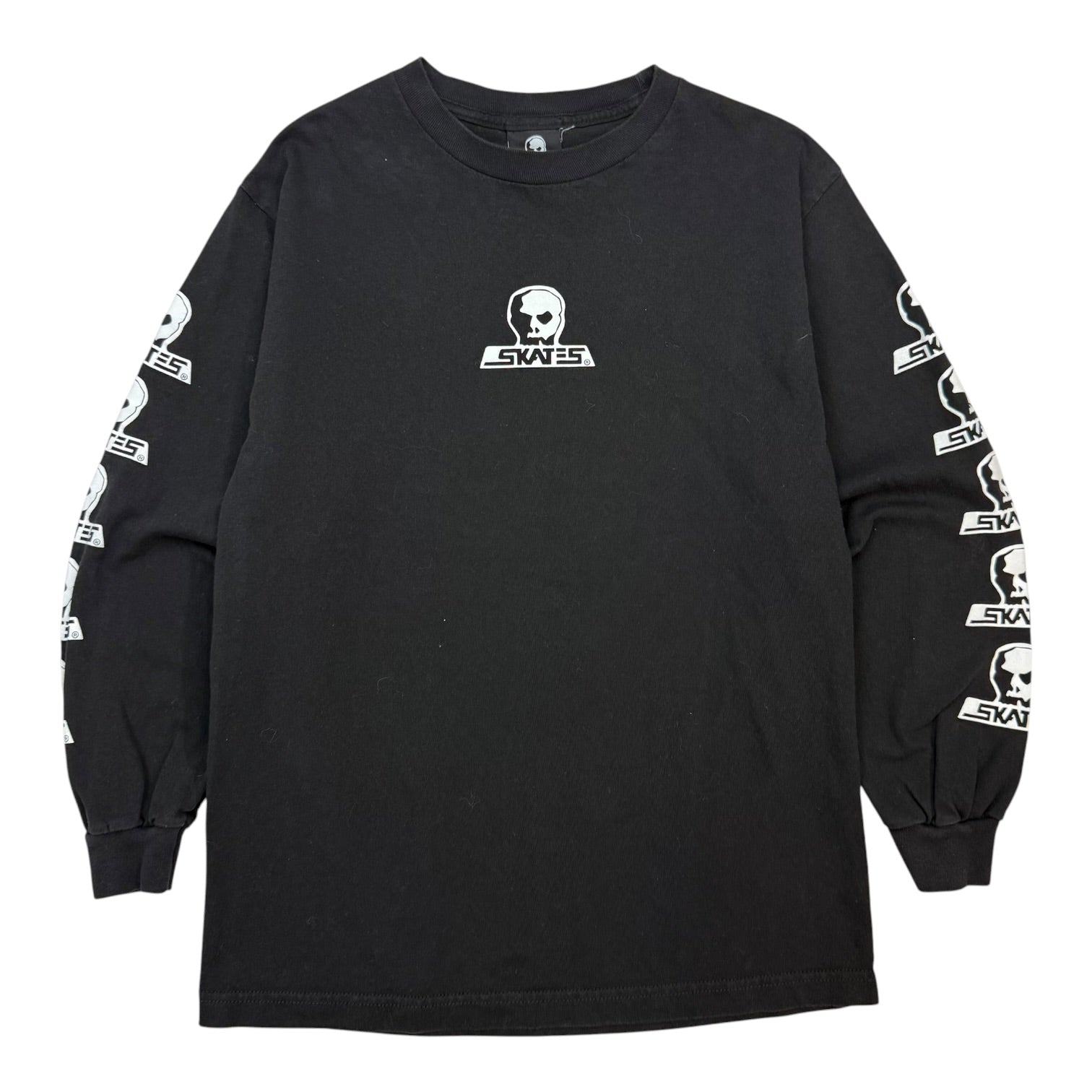 Vintage Skull Skates L/S Tee Black