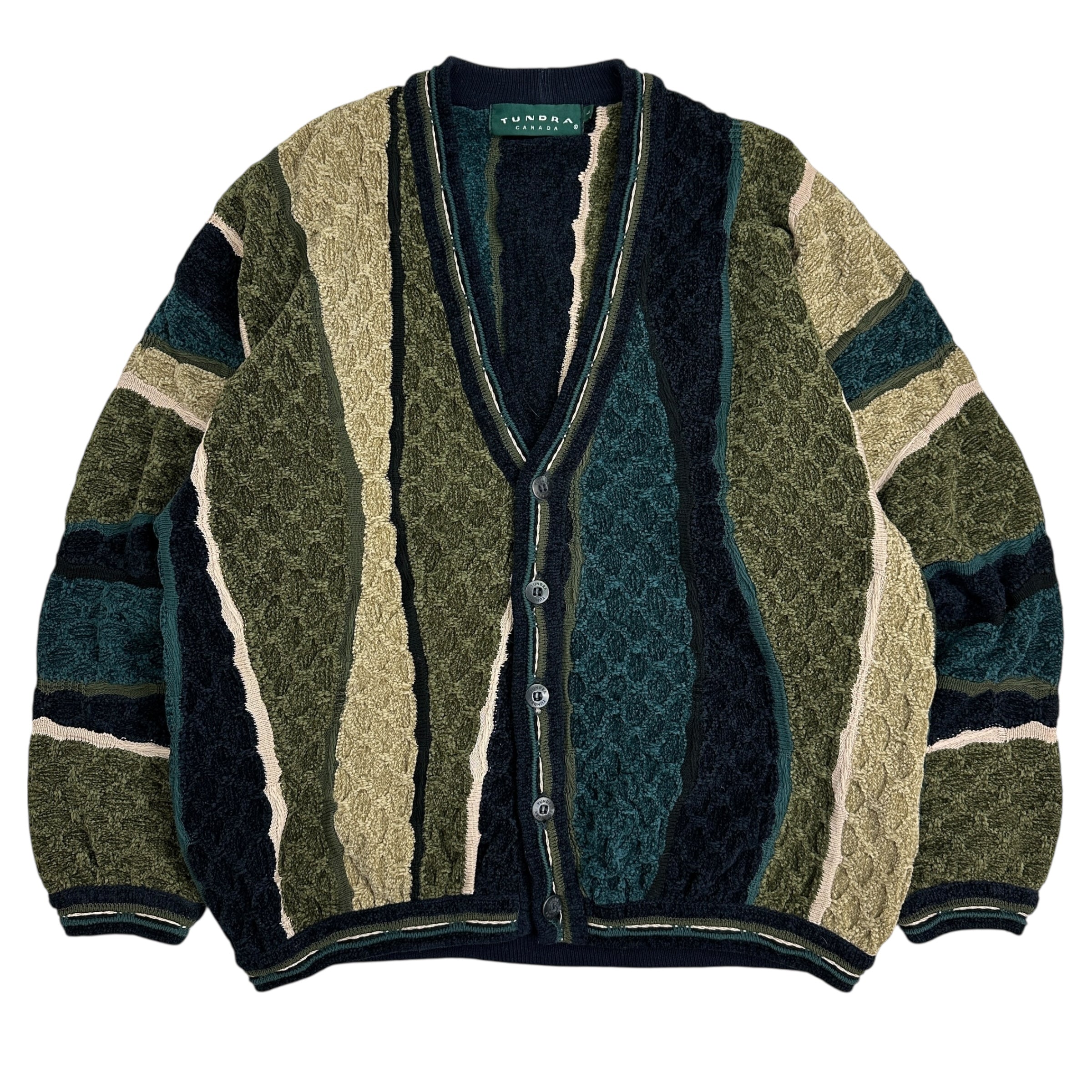Vintage Tundra Coogi Style Cardigan