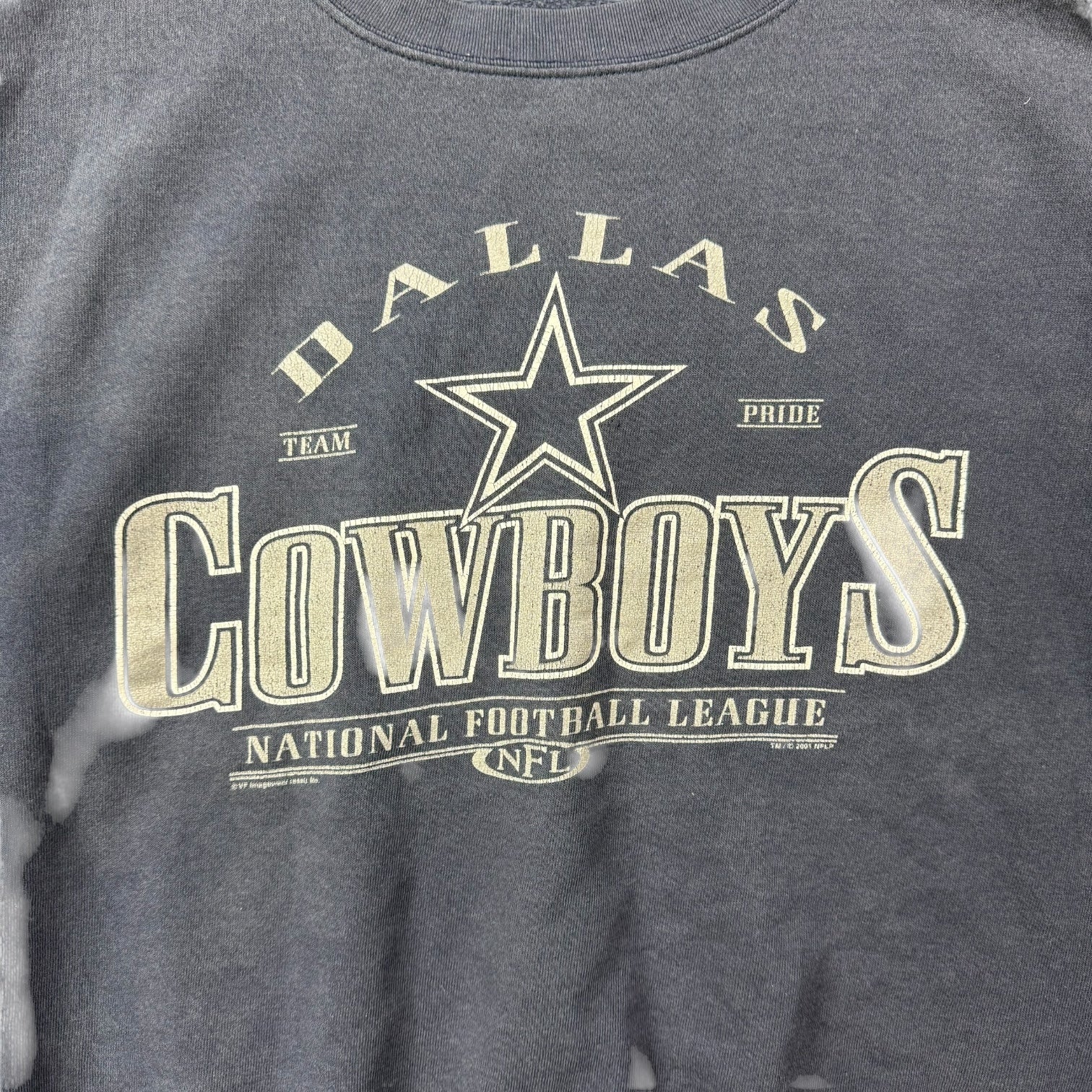 2001 Dallas Cowboys Crewneck Navy Blue