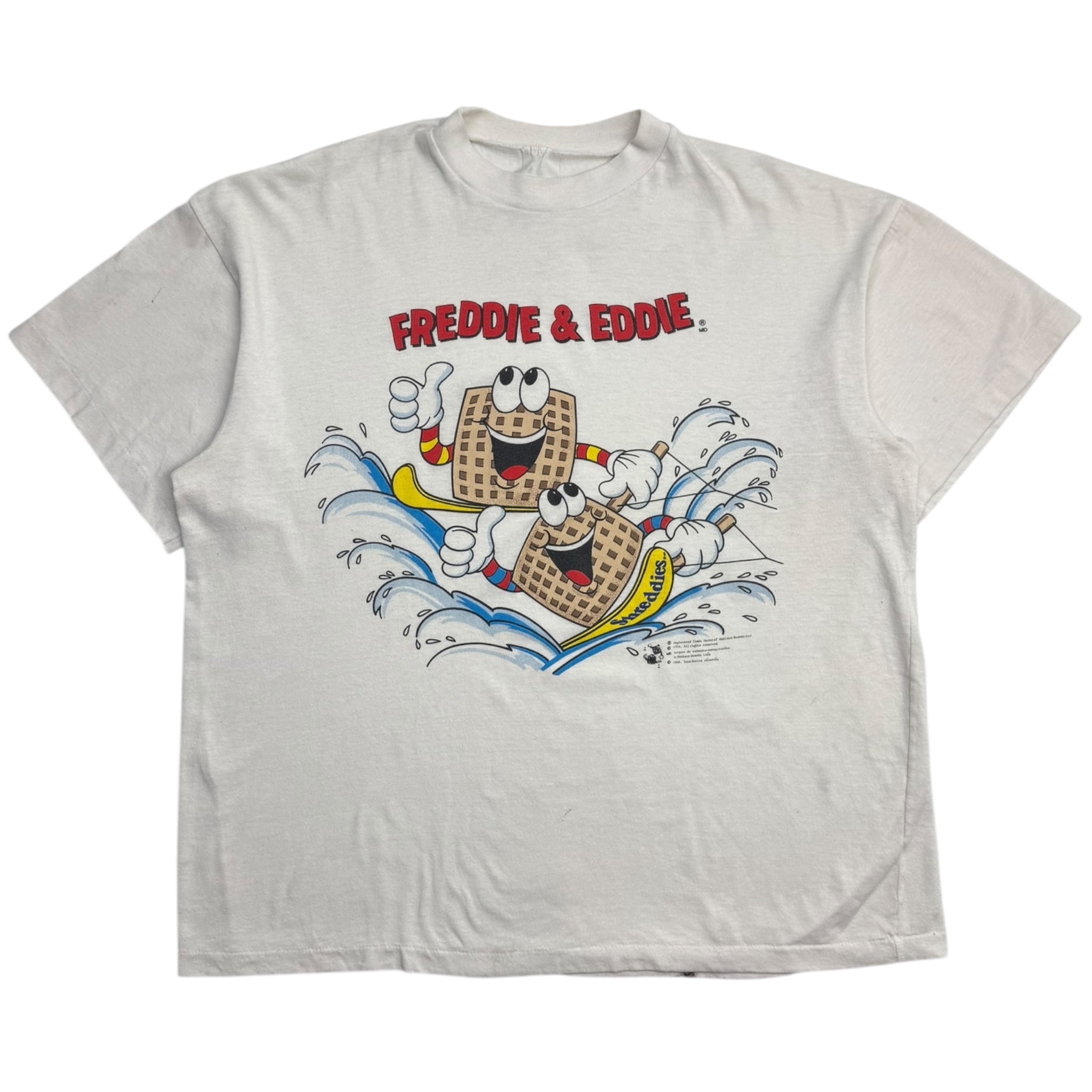 1988 Shreddies Snowboarding Cereal Promo T-Shirt