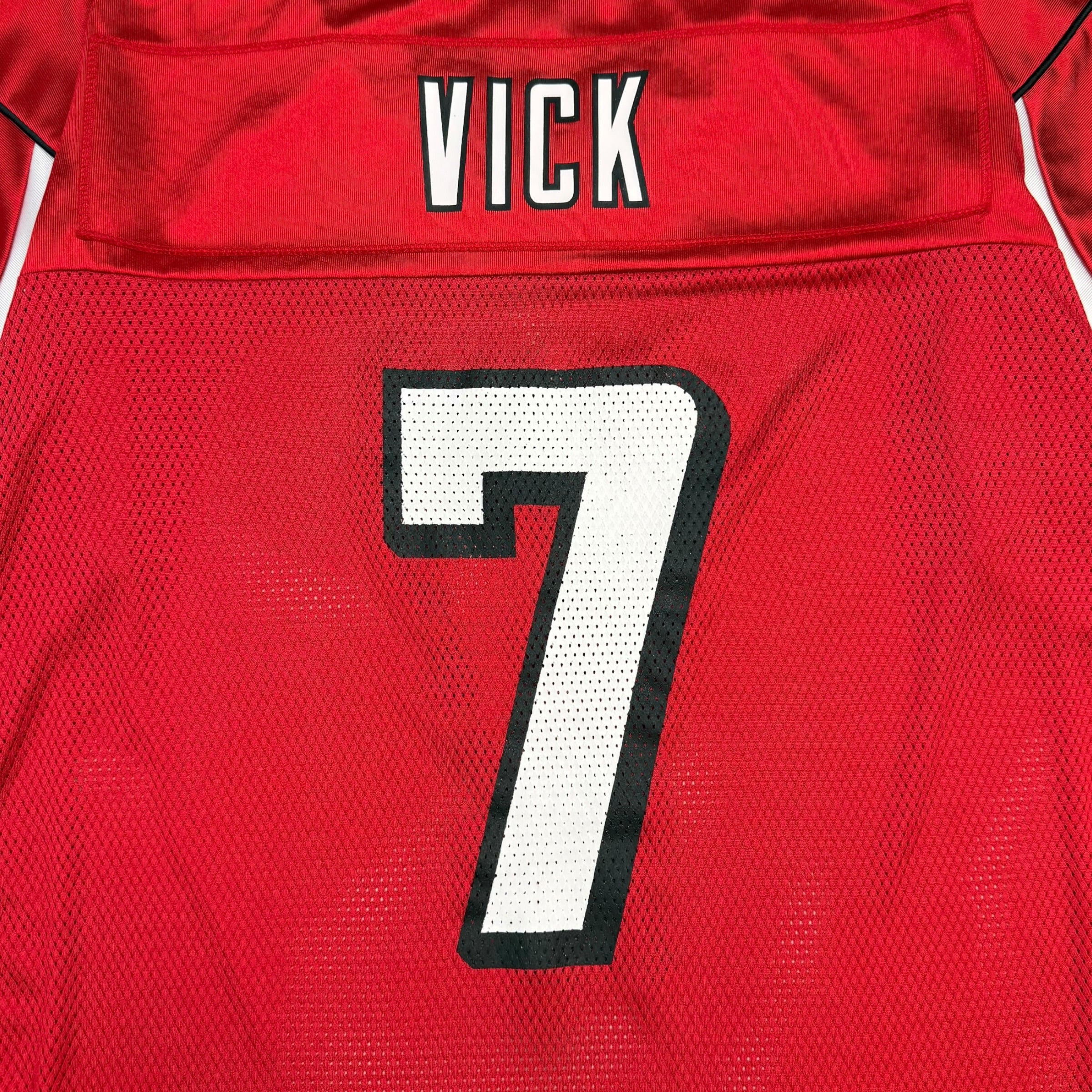 Vintage Reebok Atlanta Falcons Mike Vick Home Jersey Red