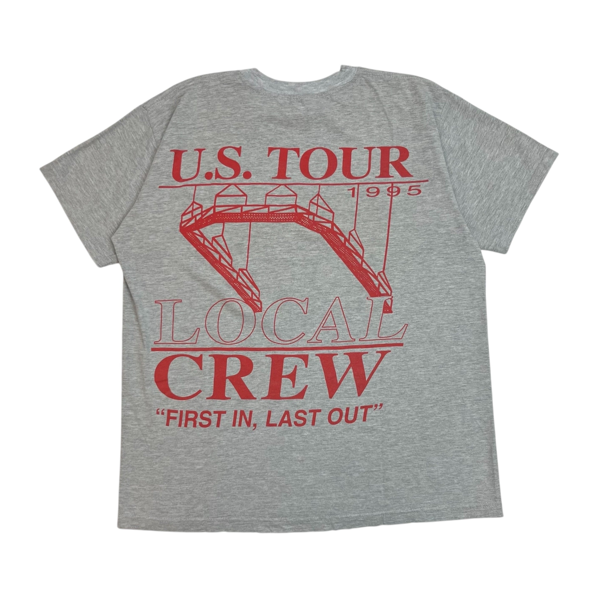 1995 Boyz II Men U.S. Tour Tee Grey