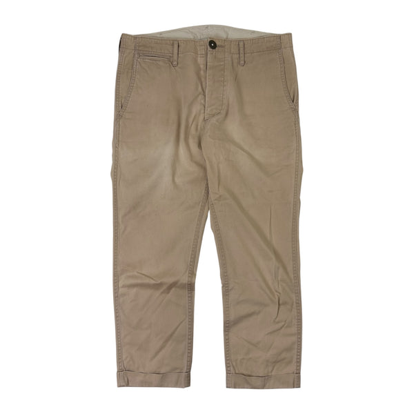 Visvim Cropped Chino Pants Khaki