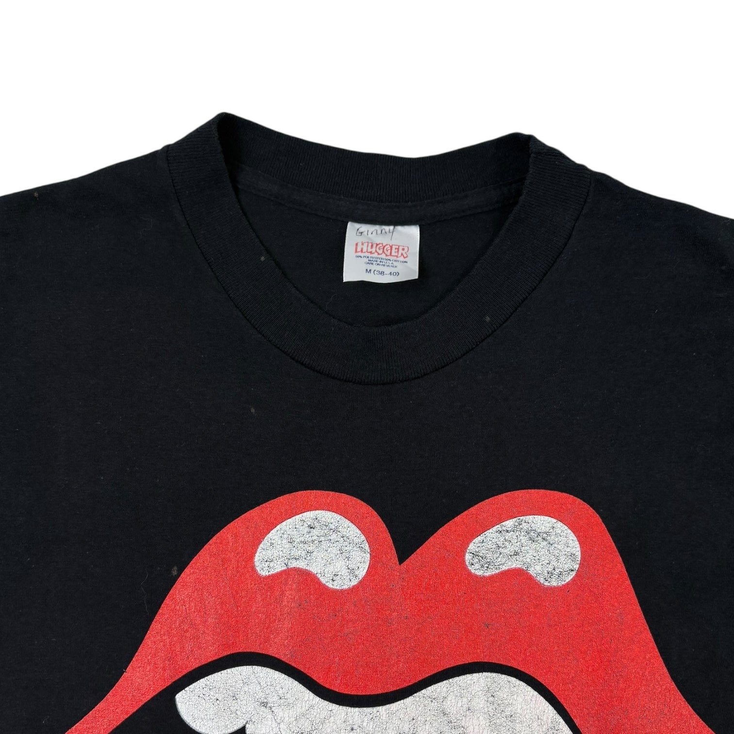1989 Rolling Stones “Steel Wheels” North American Tour T-Shirt Black