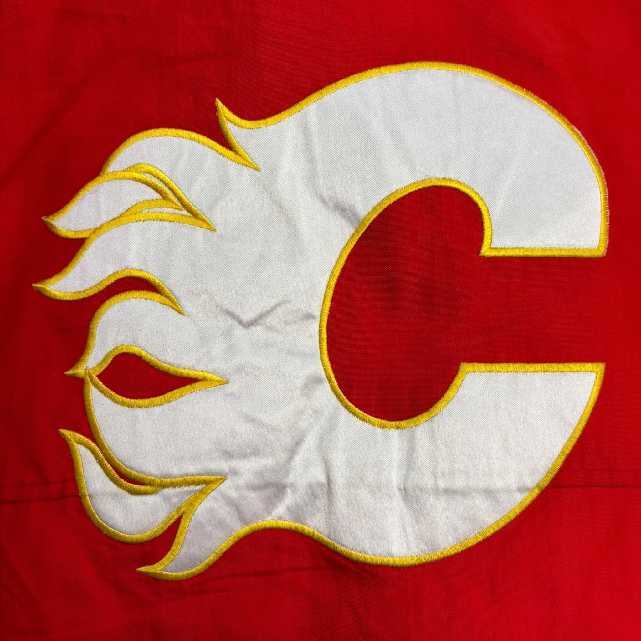 Vintage Starter Calgary Flames Quarter Zip Jacket