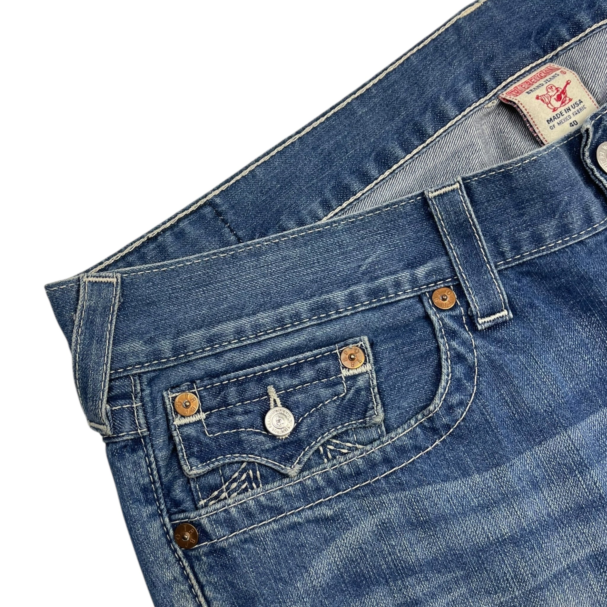 Vintage Y2K True Religion Jeans Medium Blue Wash
