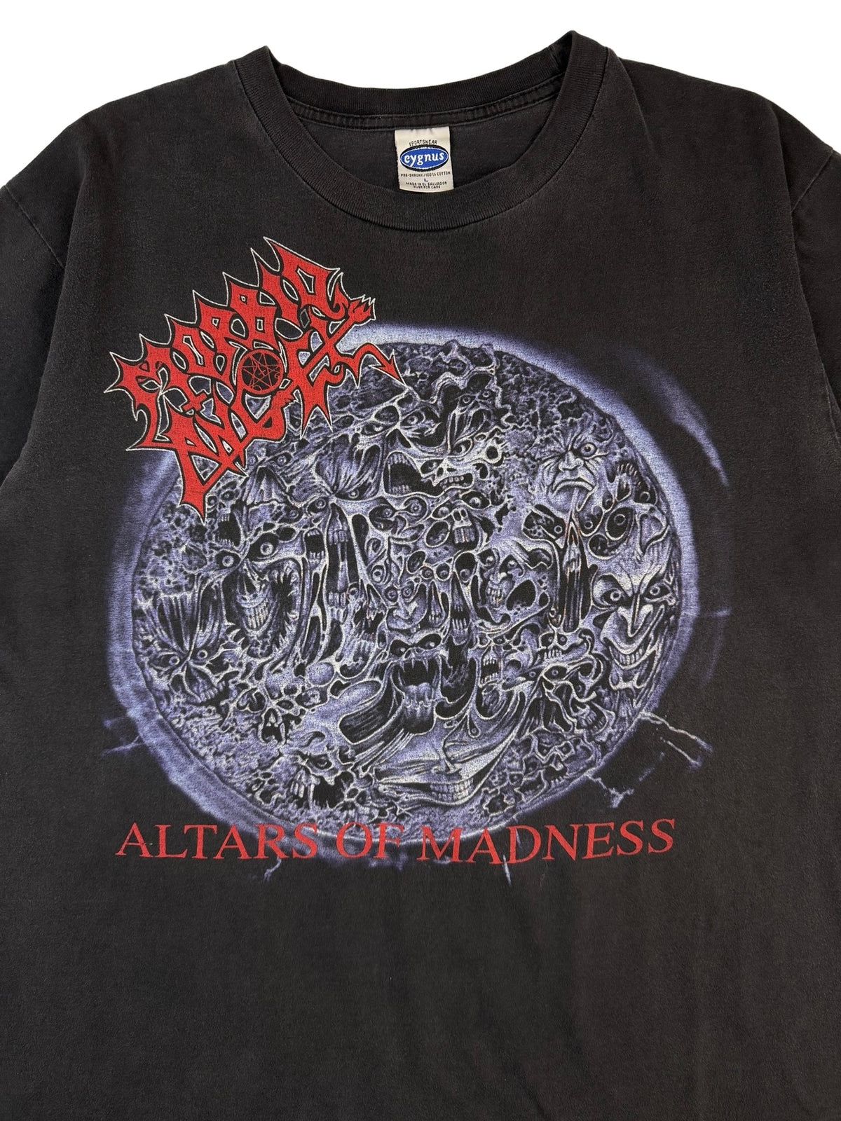 1999 Morbid Angel Altars of Madness T-Shirt Faded