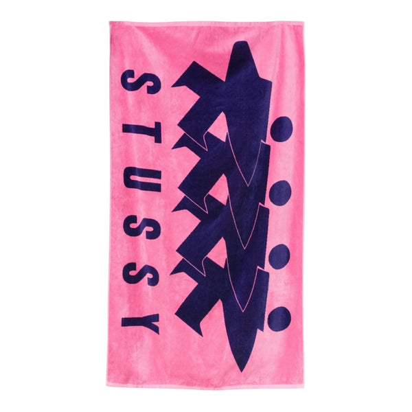 Stussy Surfman Beach Towel Pink/Purple