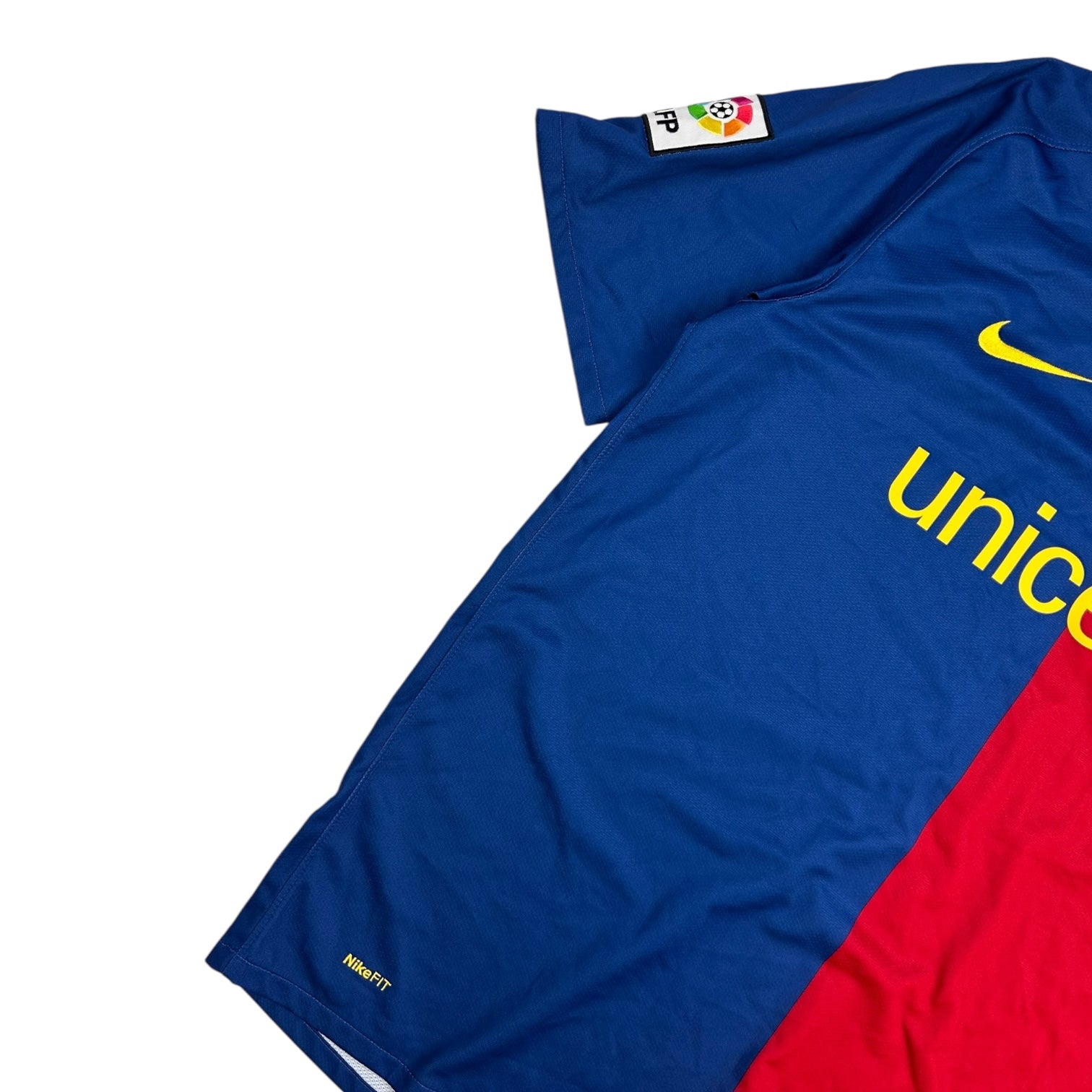 Vintage Nike Barcelona 2008-2009 Home Jersey Blue/Red