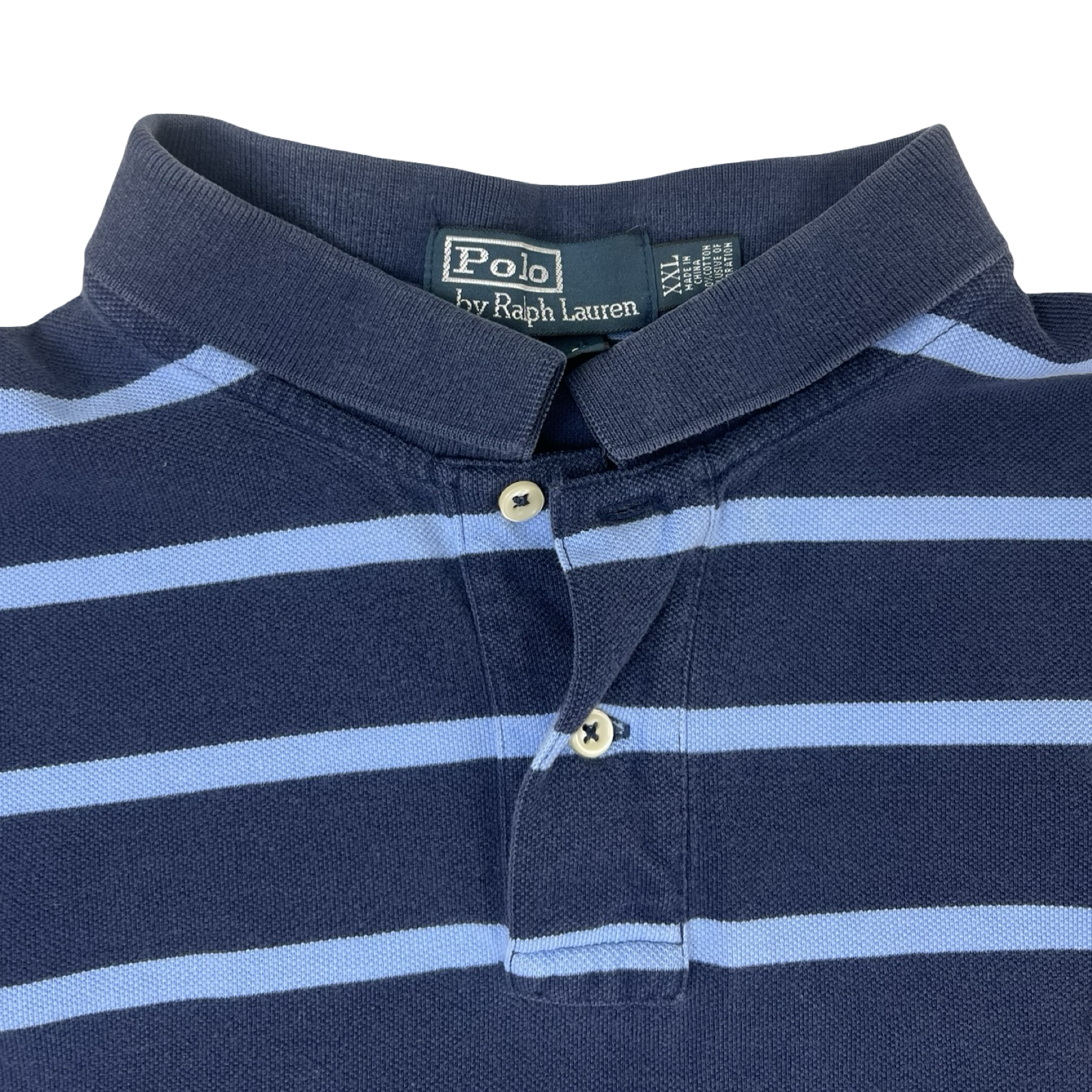 Polo Ralph Lauren Striped Polo Shirt Blue