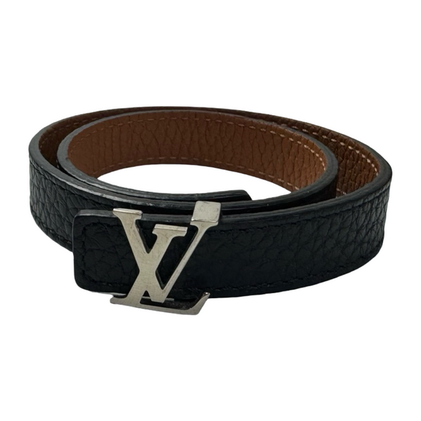 Louis Vuitton Black Leather Bracelet