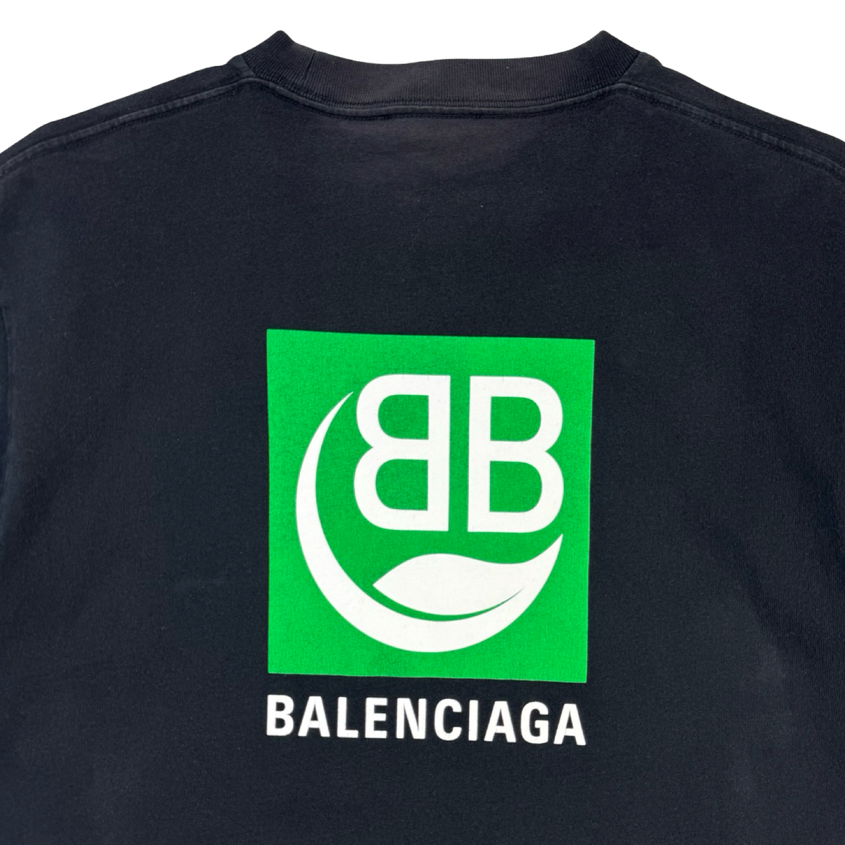 Balenciaga Eco Leaf Logo T-Shirt