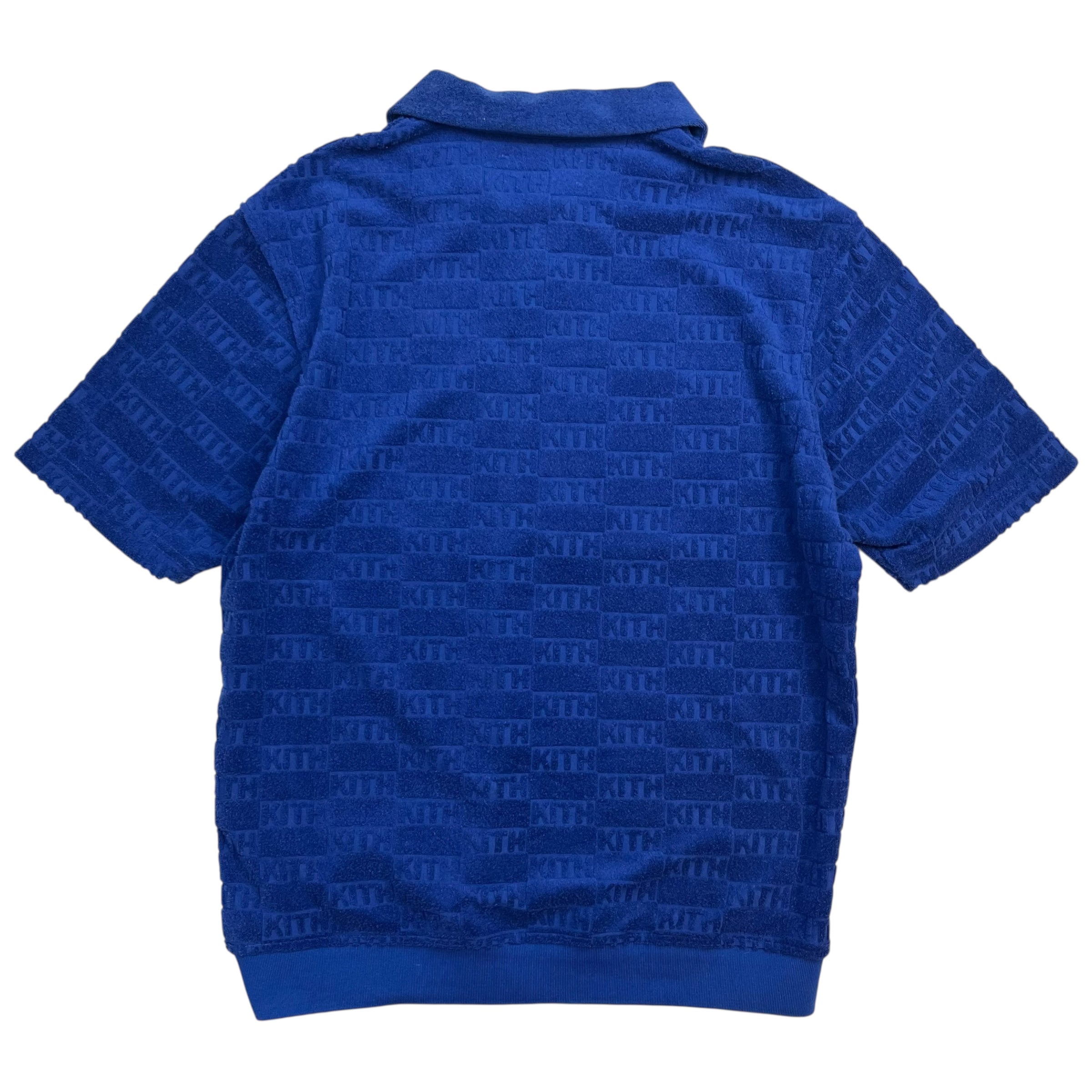 Kith Monogram Leo Terry Polo Shirt Blue
