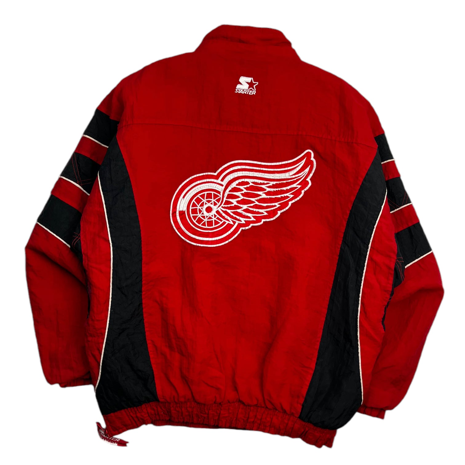 Vintage Detroit Red Wings Starter Quarter Zip Jacket