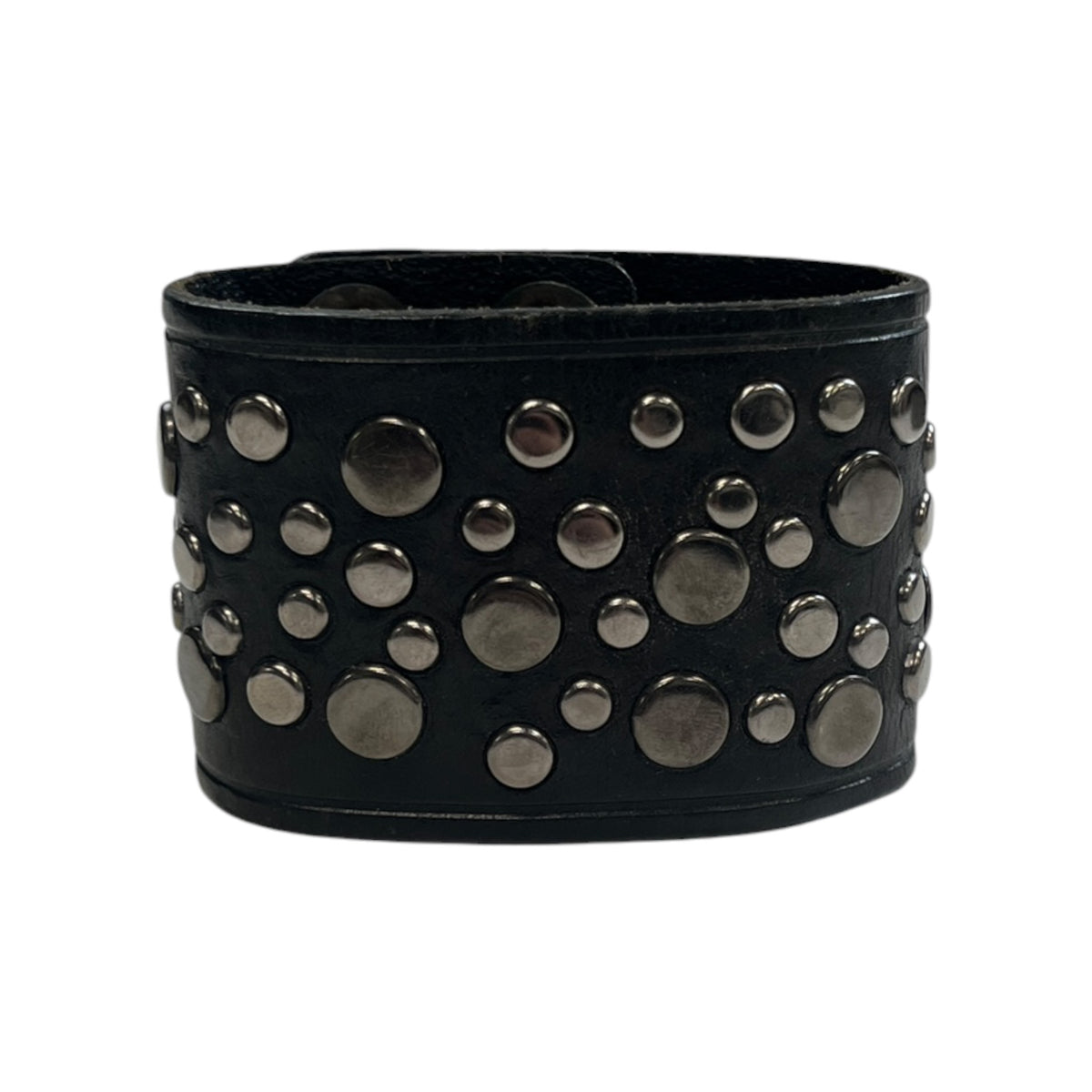 Dsquared2 Studded Rivet Leather Cuff Wristband
