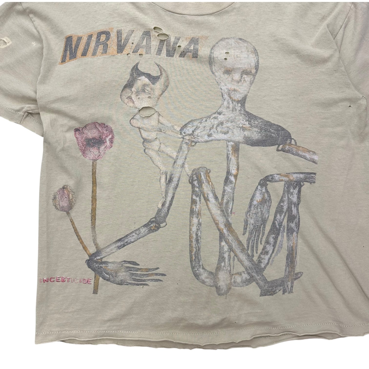 Vintage Nirvana ‘Incesticide’ Tee Cream