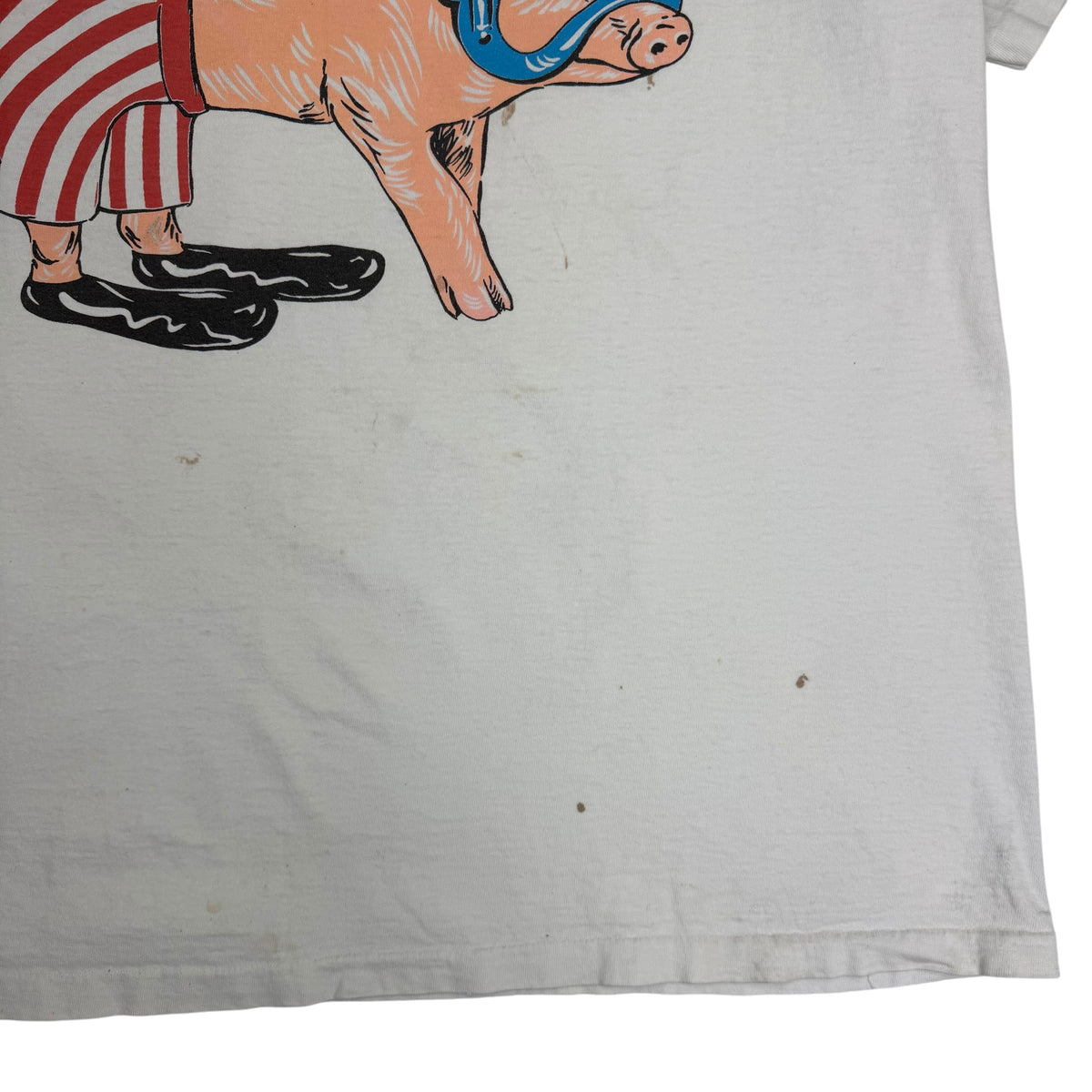 Vintage Parody "Olympigs" Tee White