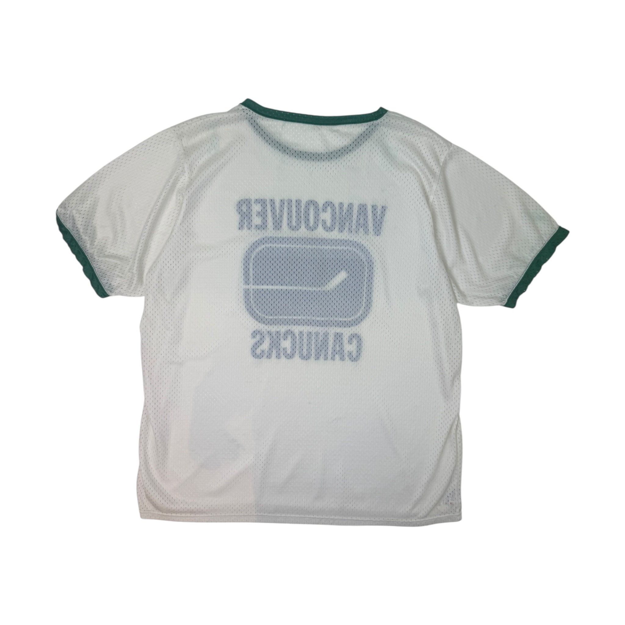 Vintage Vancouver Canucks Stick Logo Jersey T-Shirt