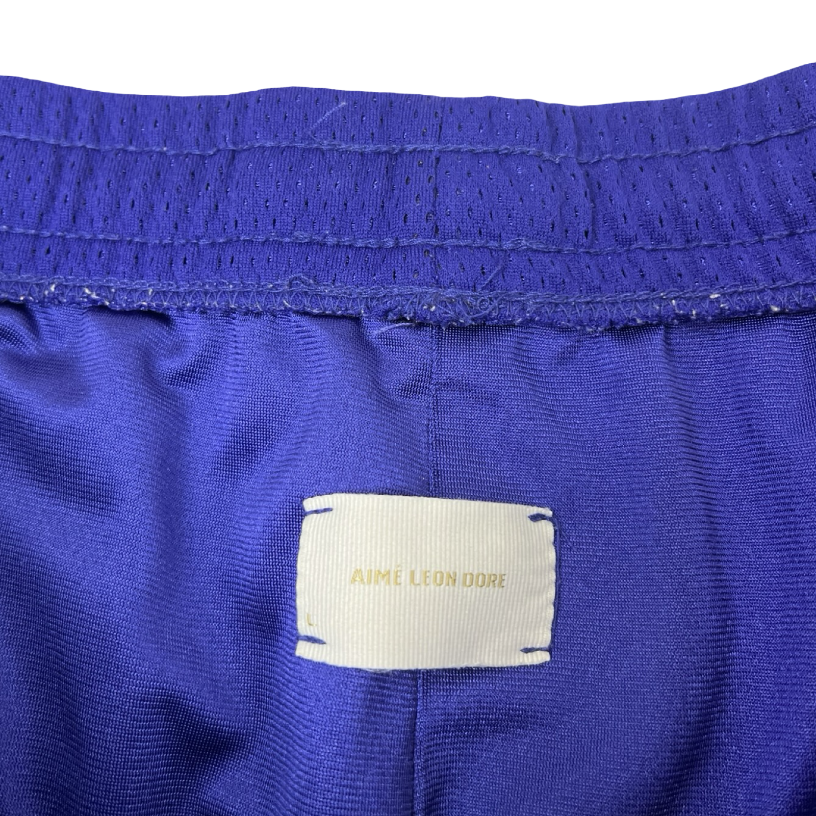 Aime Leon Dore Queens Crest Gym Shorts Purple