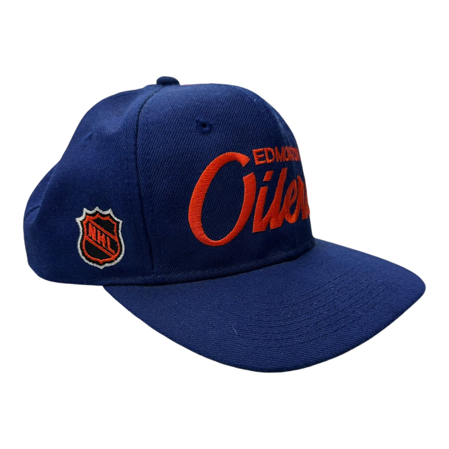 Vintage Sports Specialties Edmonton Oilers Script SnapBack