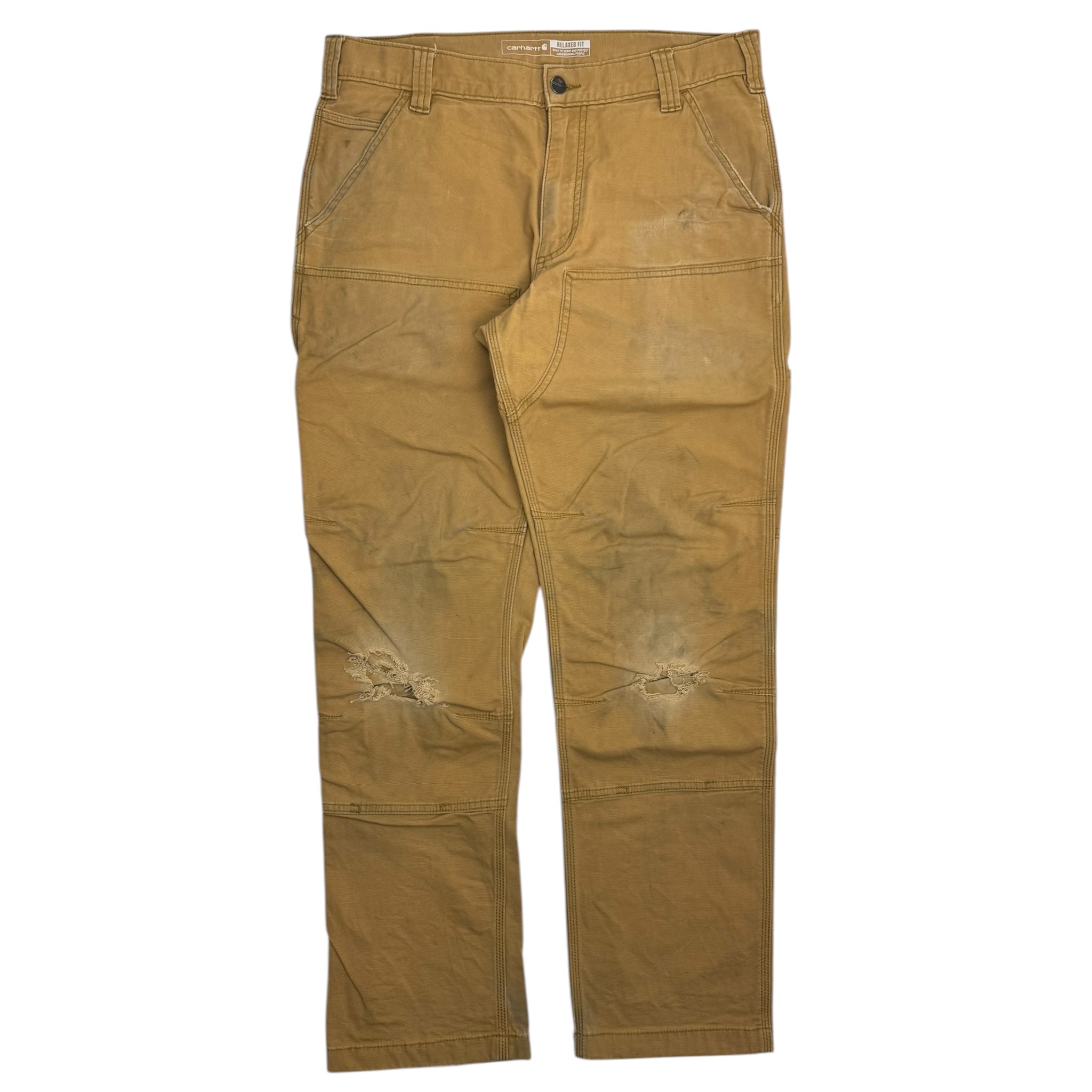 Carhartt Dark Tan Double Knees