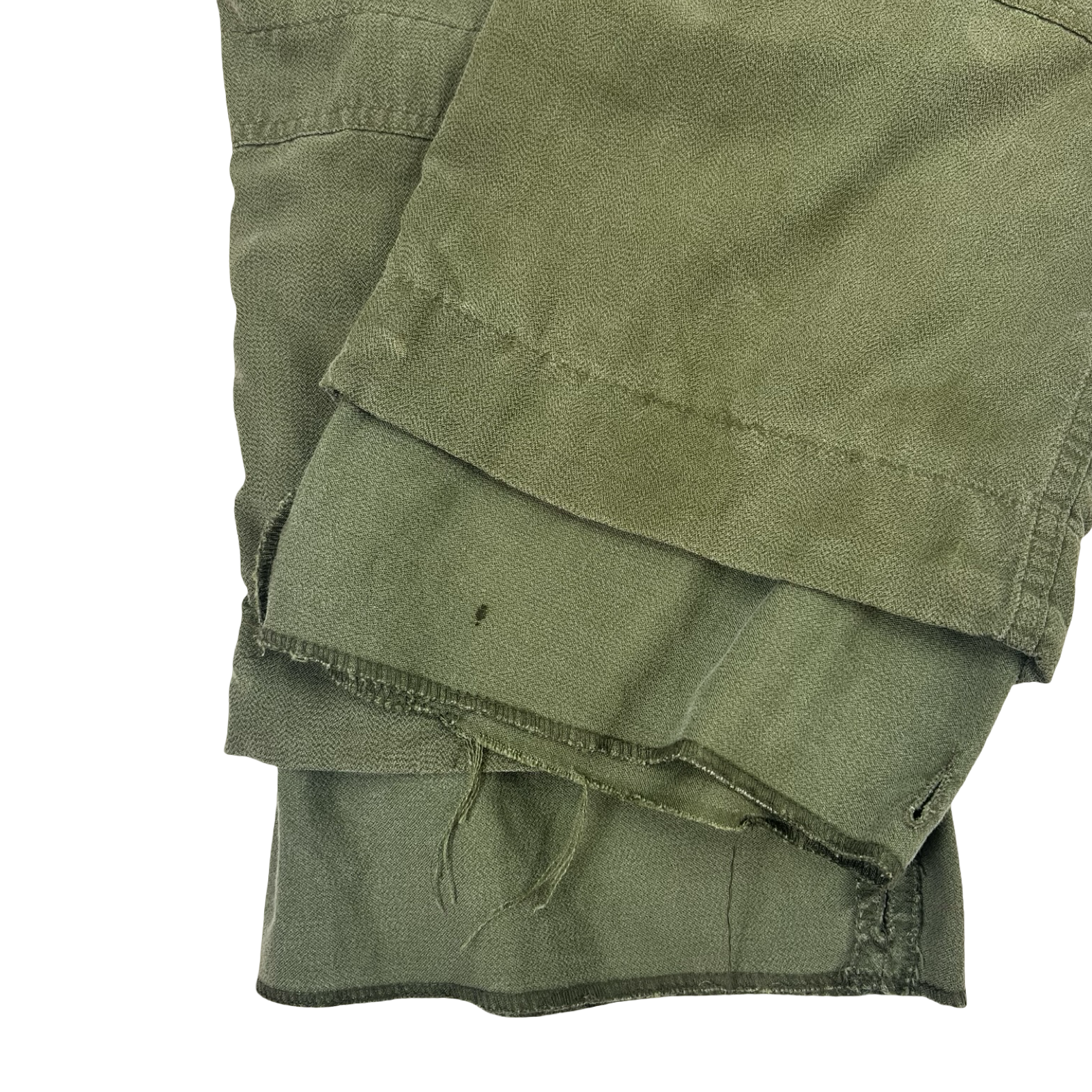 Vintage Canadian Army Military Combat Cargo Pants Olive Green