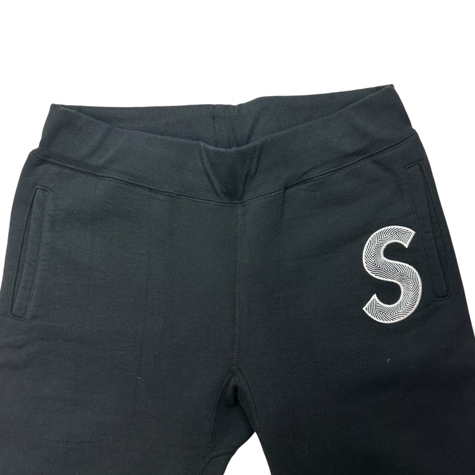 Supreme S Logo Sweatpants Black