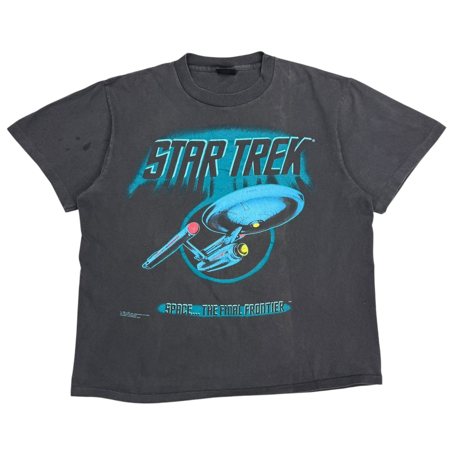 1992 Star Trek ‘Space… The Final Frontier’ Tee Faded Black