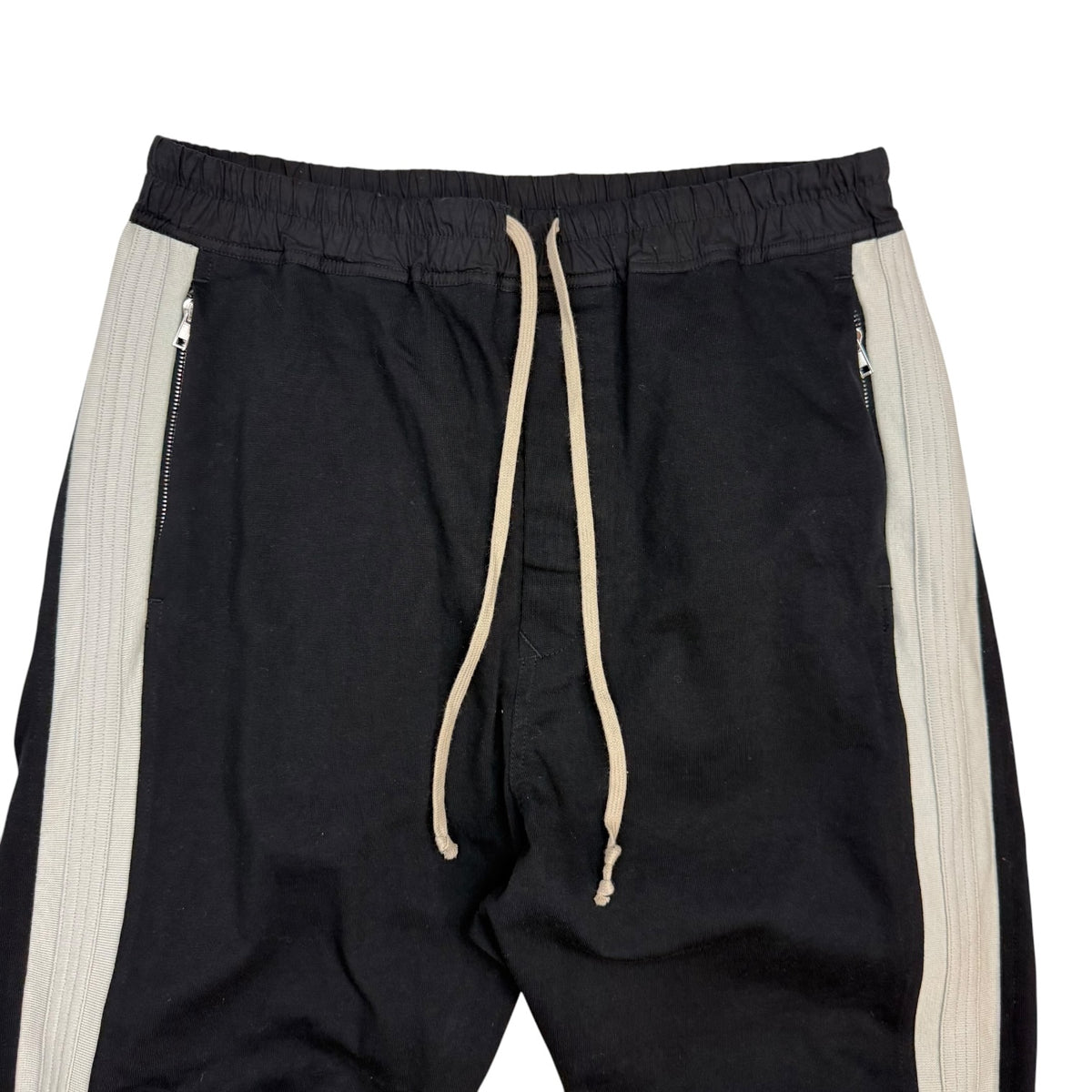 Rick Owens Side Stripe Track Pants Black