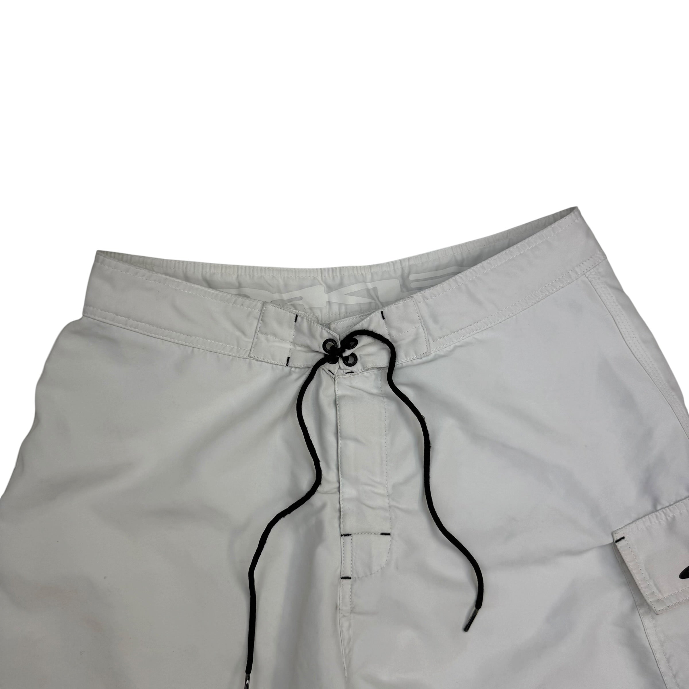 Vintage Oakley Board Shorts White